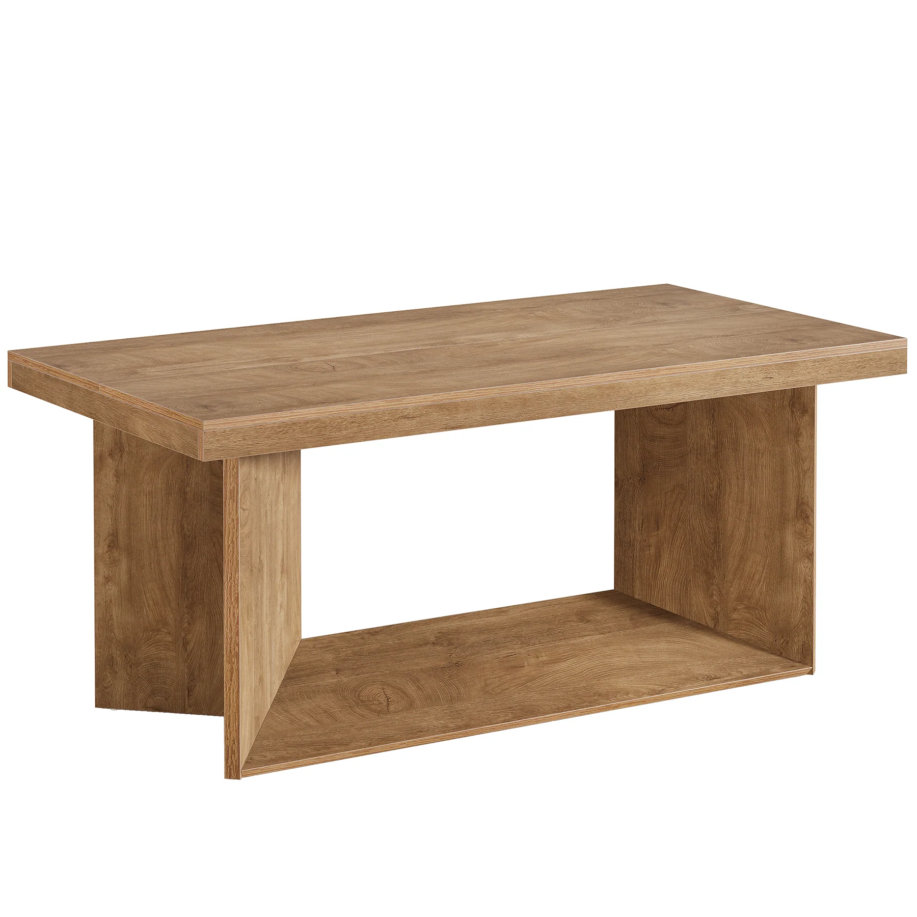 63" Large Executive Desk, Farmhouse Office Computer Desk with Heavy Duty Pedestal - Image 11