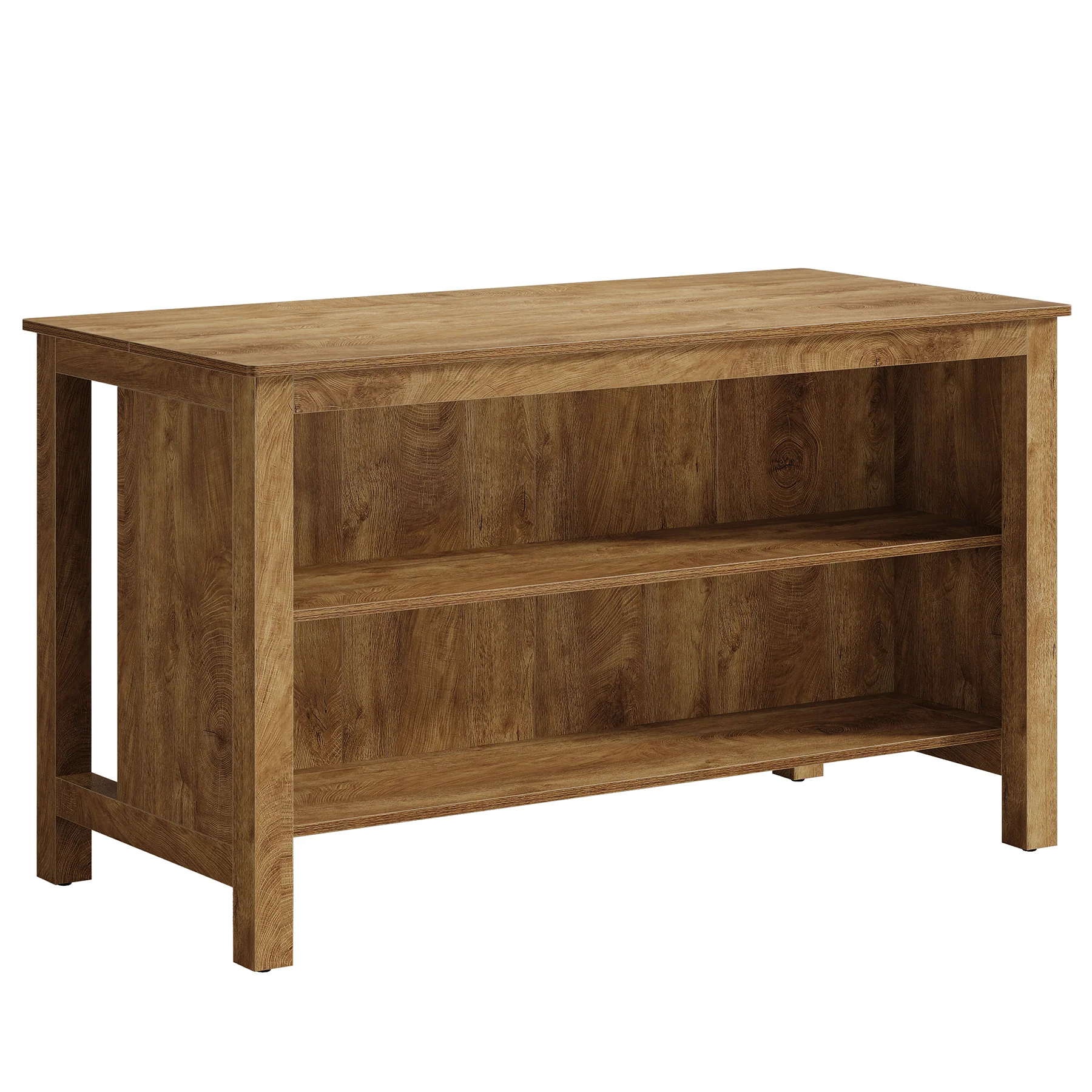 59" Kitchen Island, Farmhouse Stationary Island Table with Storage for Kitchen - Image 13