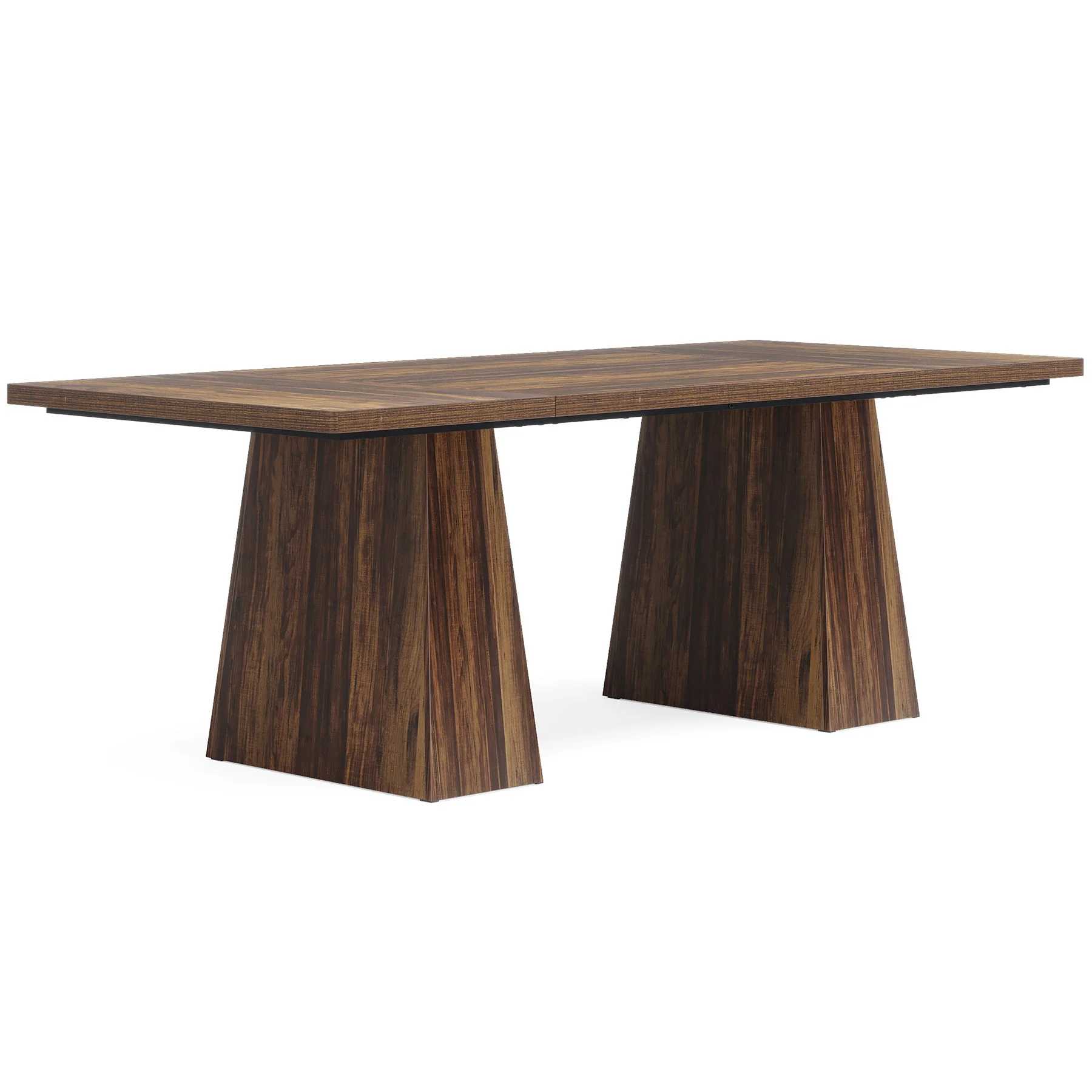 63" Modern Executive Desk, Large Office Computer Desk with Sturdy Double Pedestal - Image 11