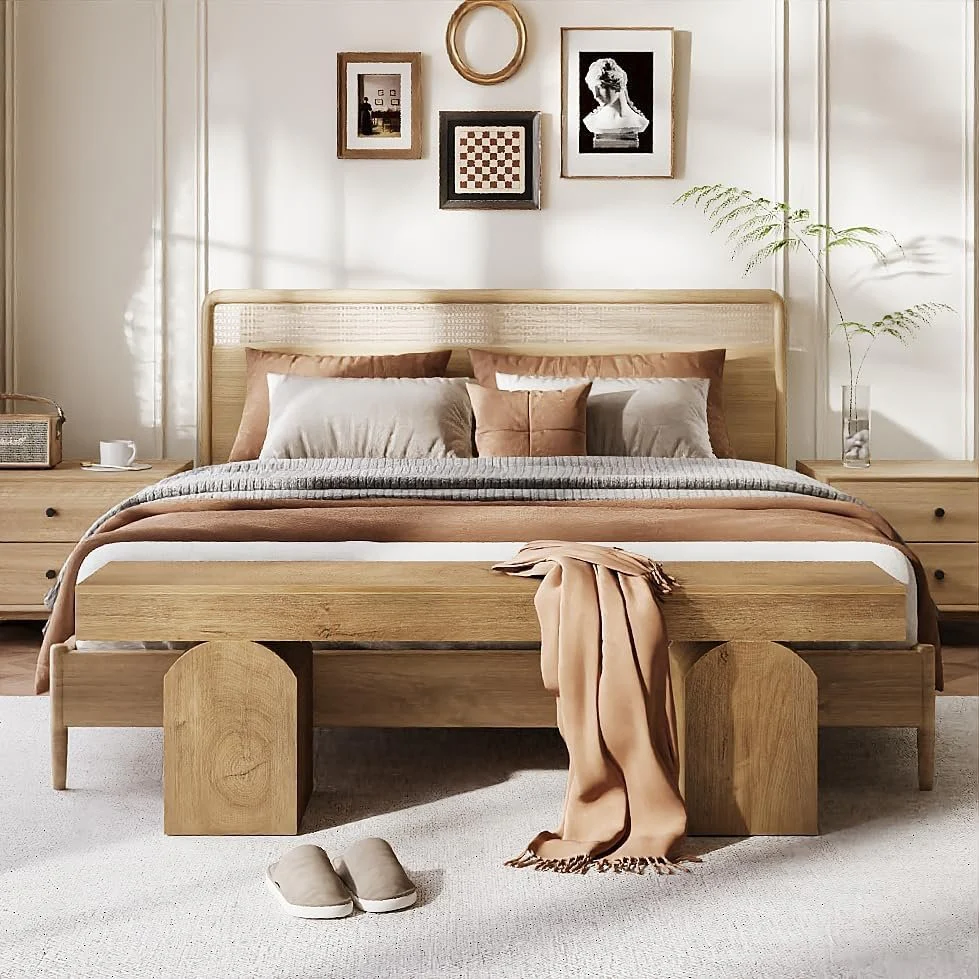 59" End of Bed Bench, Modern Bedroom Bench Window Bench - Image 4