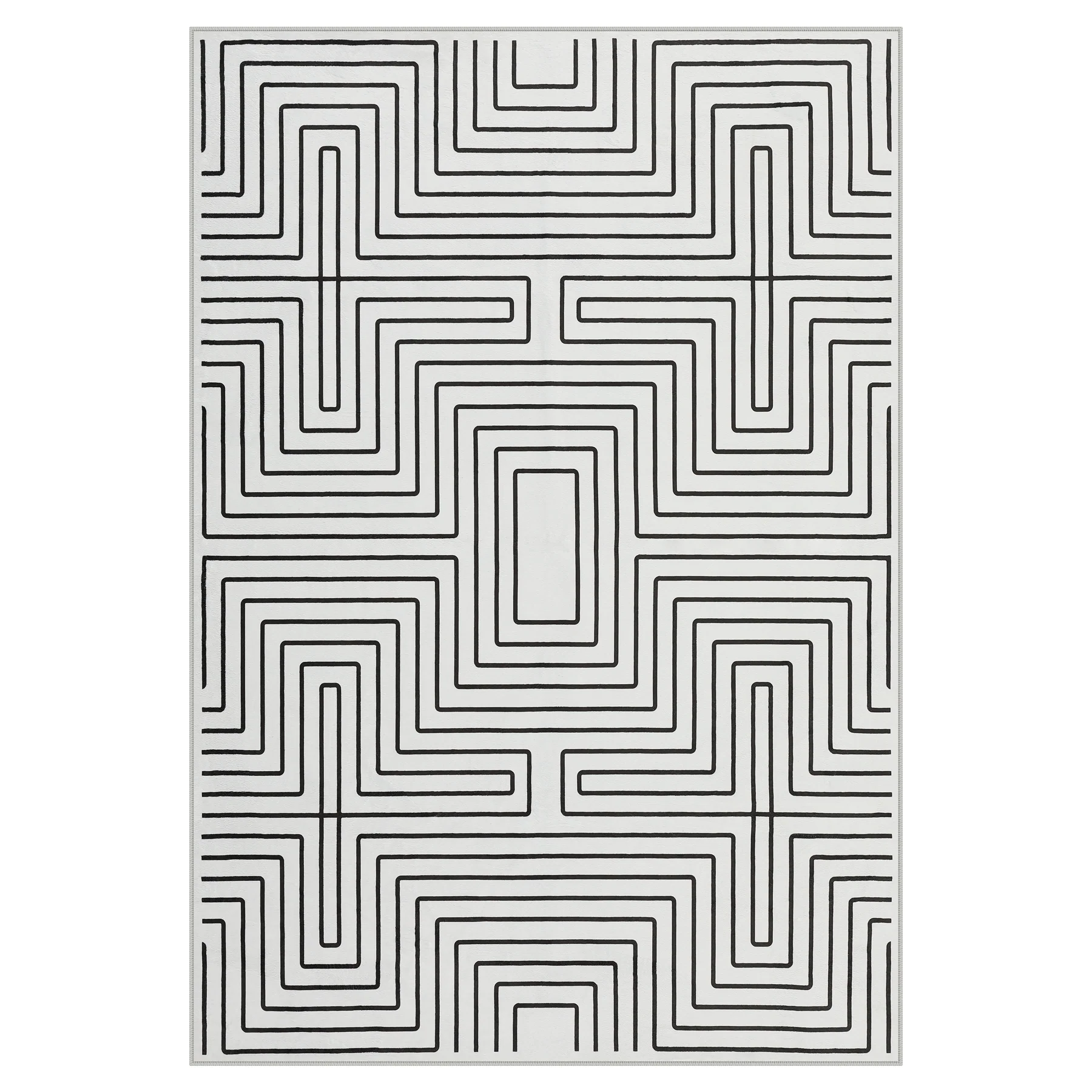 5x7/8x10 Machine Washable Area Rug, Modern Geometric Non-Slip Low Pile Indoor Carpet for Living Room, Oeko-Tex Certified - Image 16