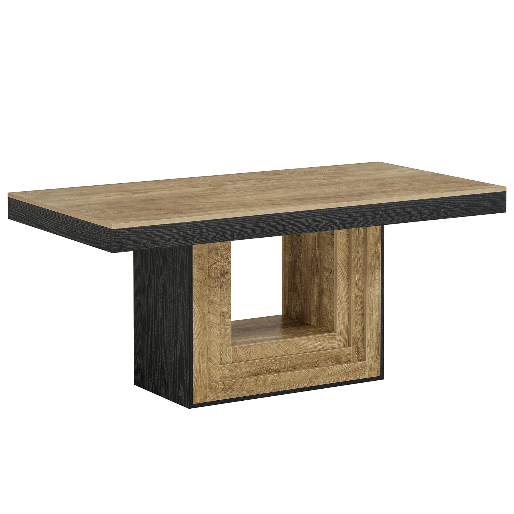 63" Conference Table, Modern Rectangular Meeting Table for 4-6 People - Image 10