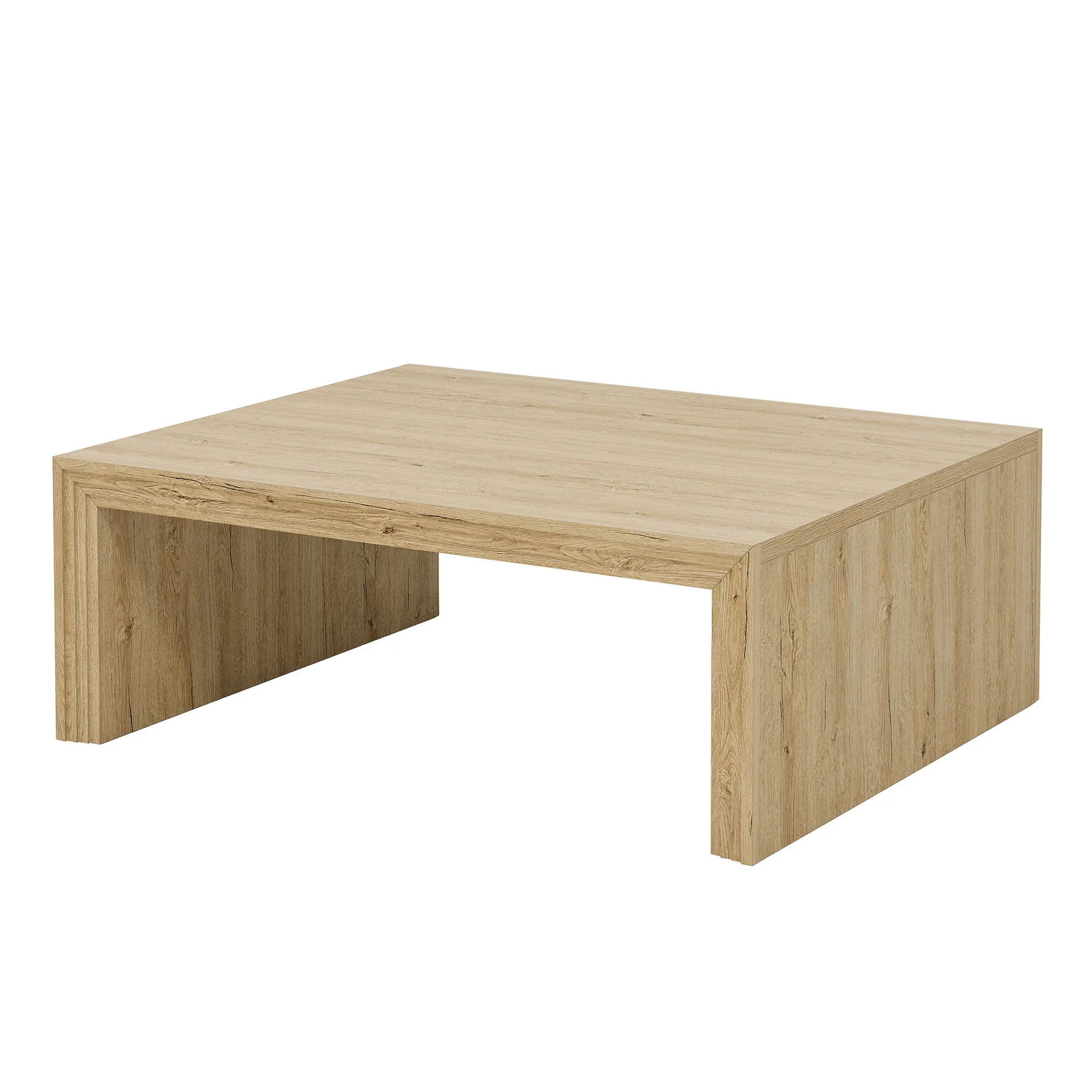 47" Rectangular Coffee Table with Spacious Top, Farmhouse Center Table for Living Room - Image 11