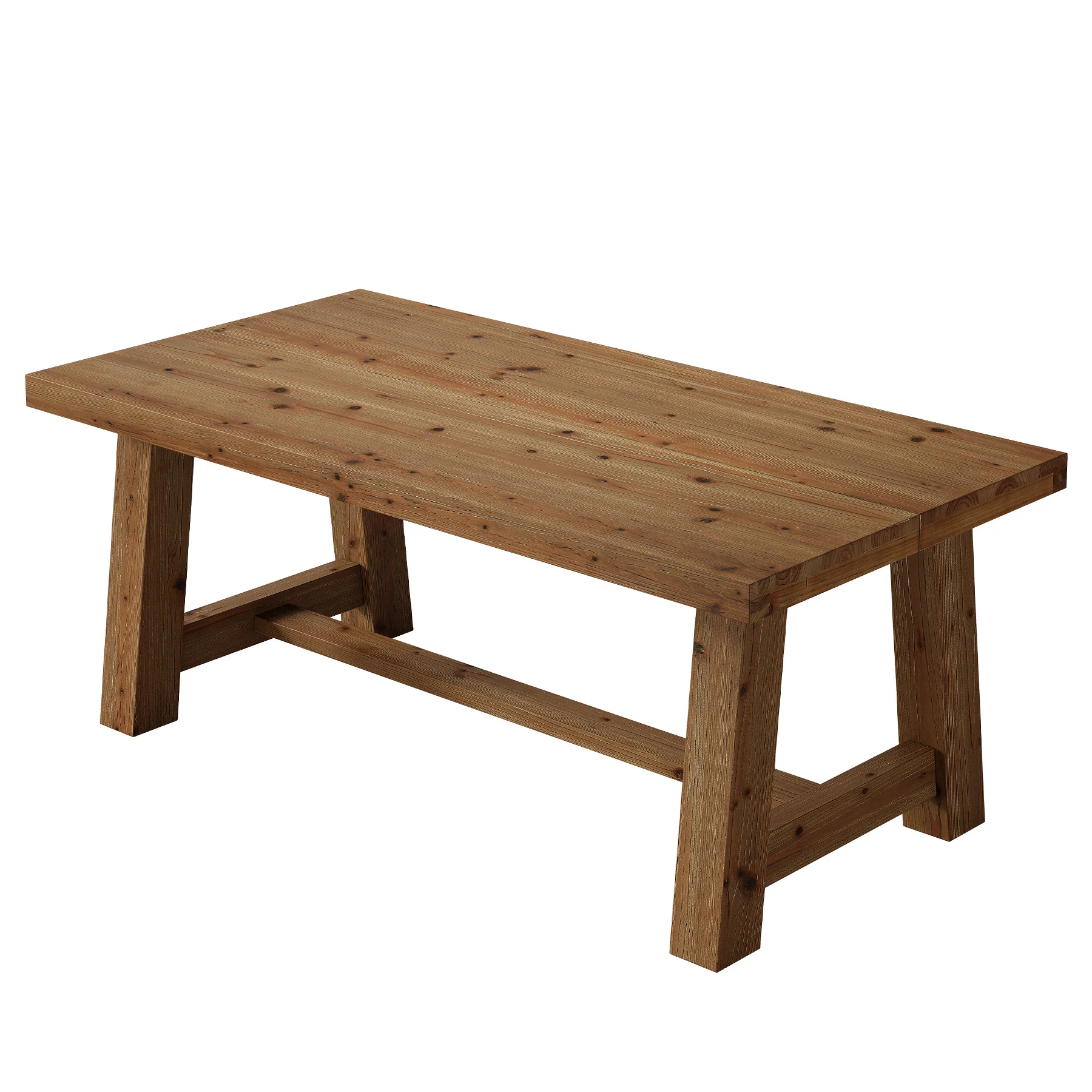 63" Solid Wood Dining Table, Rectangular Kitchen Table for 4-6 People - Image 9