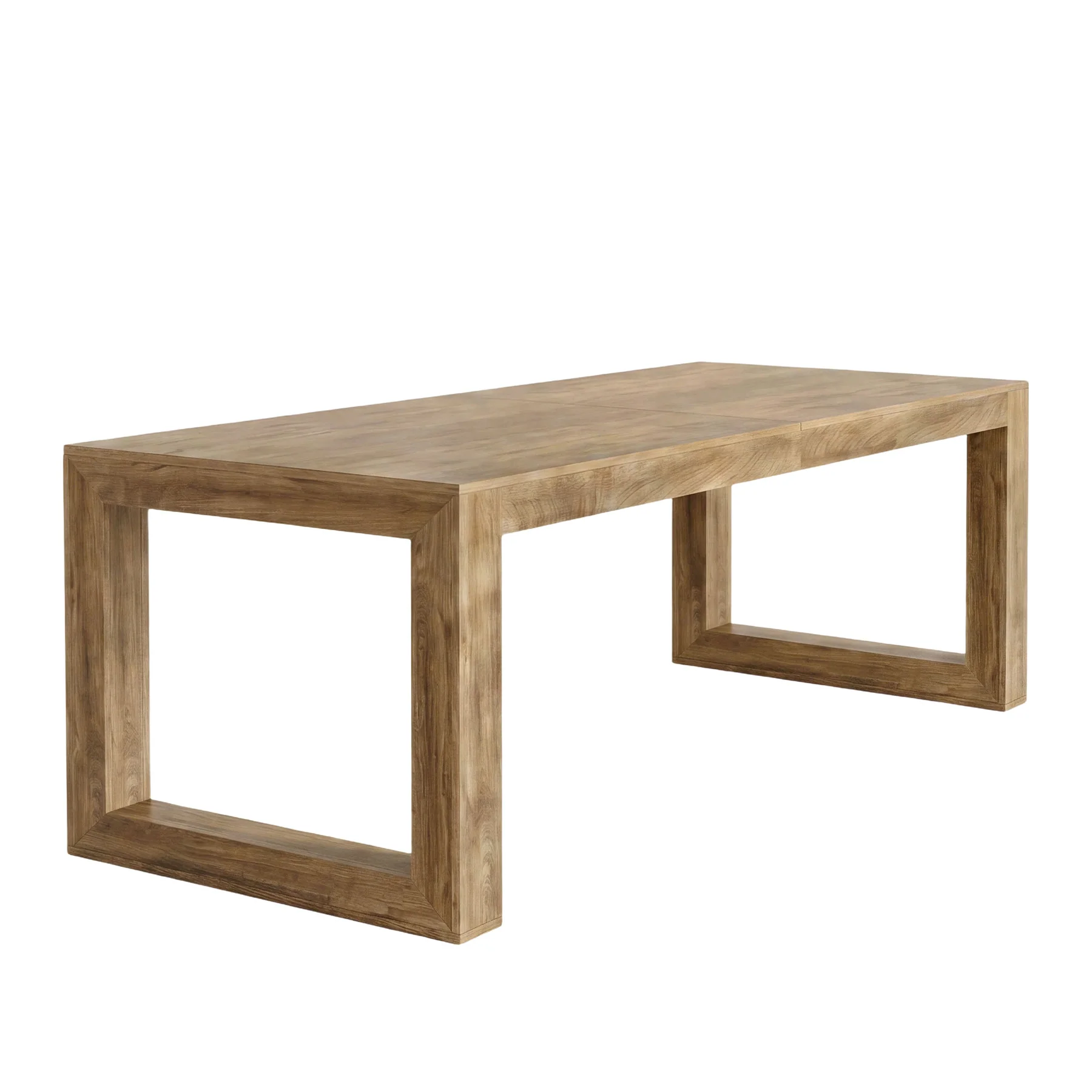78.7" Dining Table, Rectangular Kitchen Table with Sturdy Base for 6-8 People - Image 9
