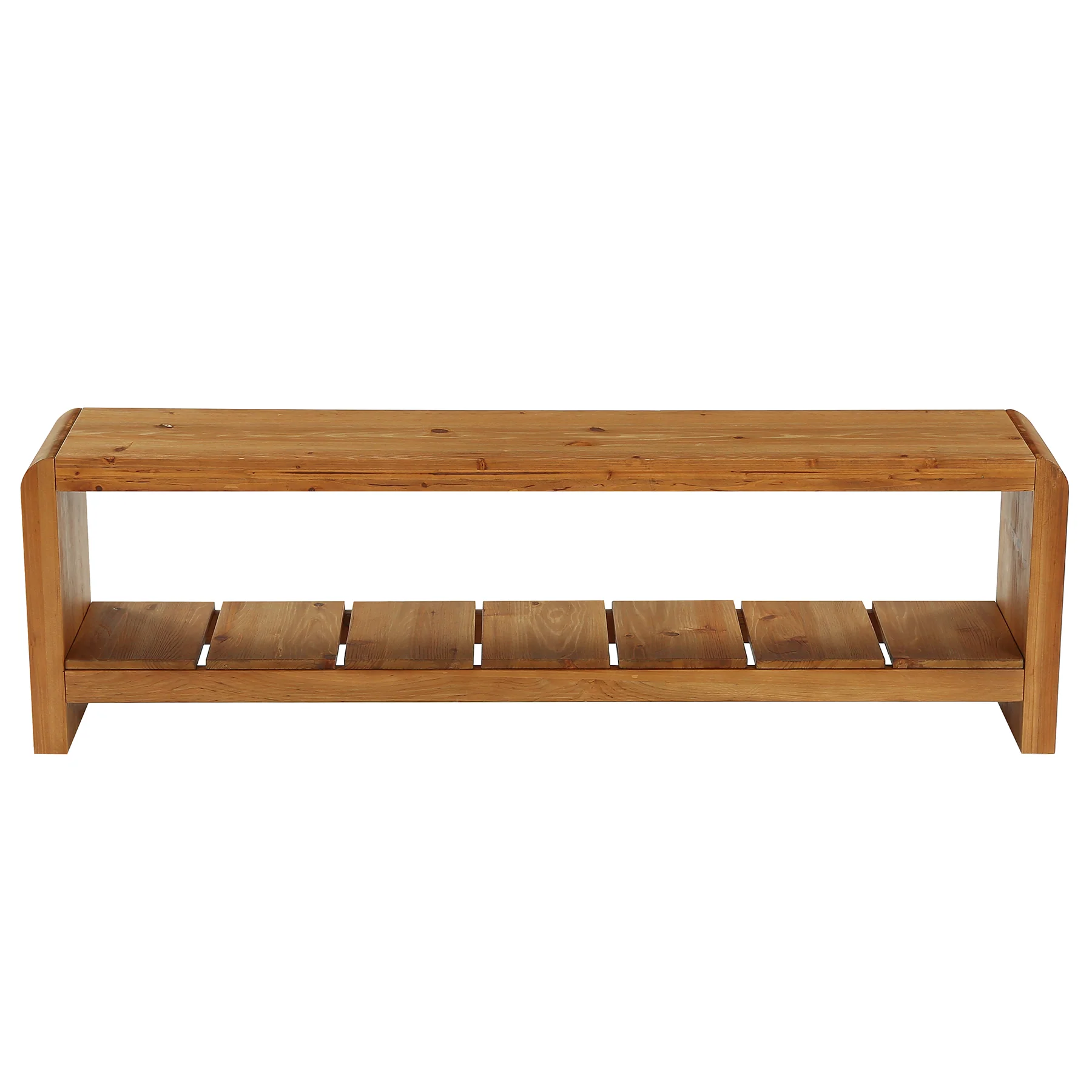 Solid Wood Tv Stand, Rustic Entertainment Center Media Console for Tv Up to 65" - Image 11