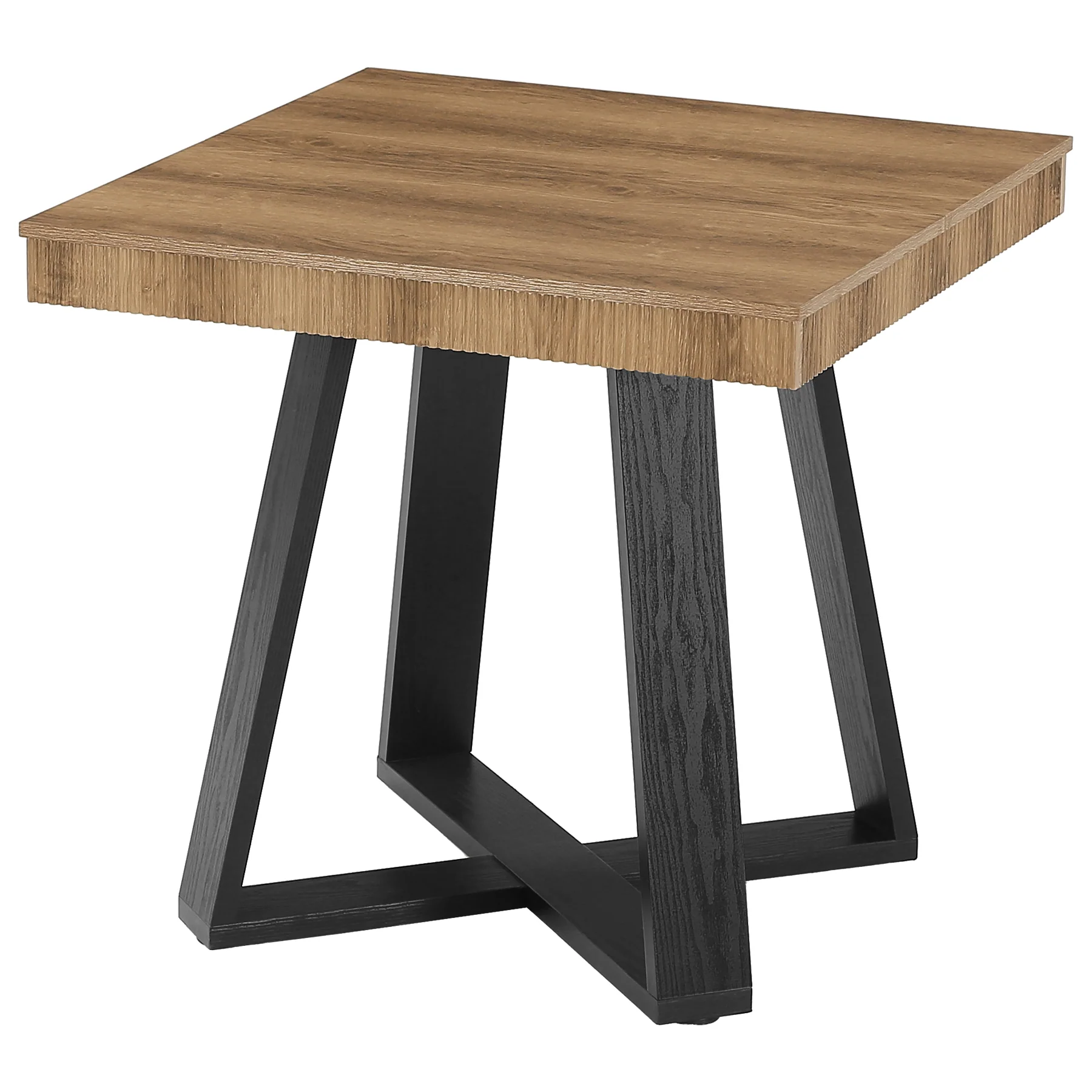 31.5" Square Dining Table, Small Kitchen Table with Fluted Edge for 4 - Image 9