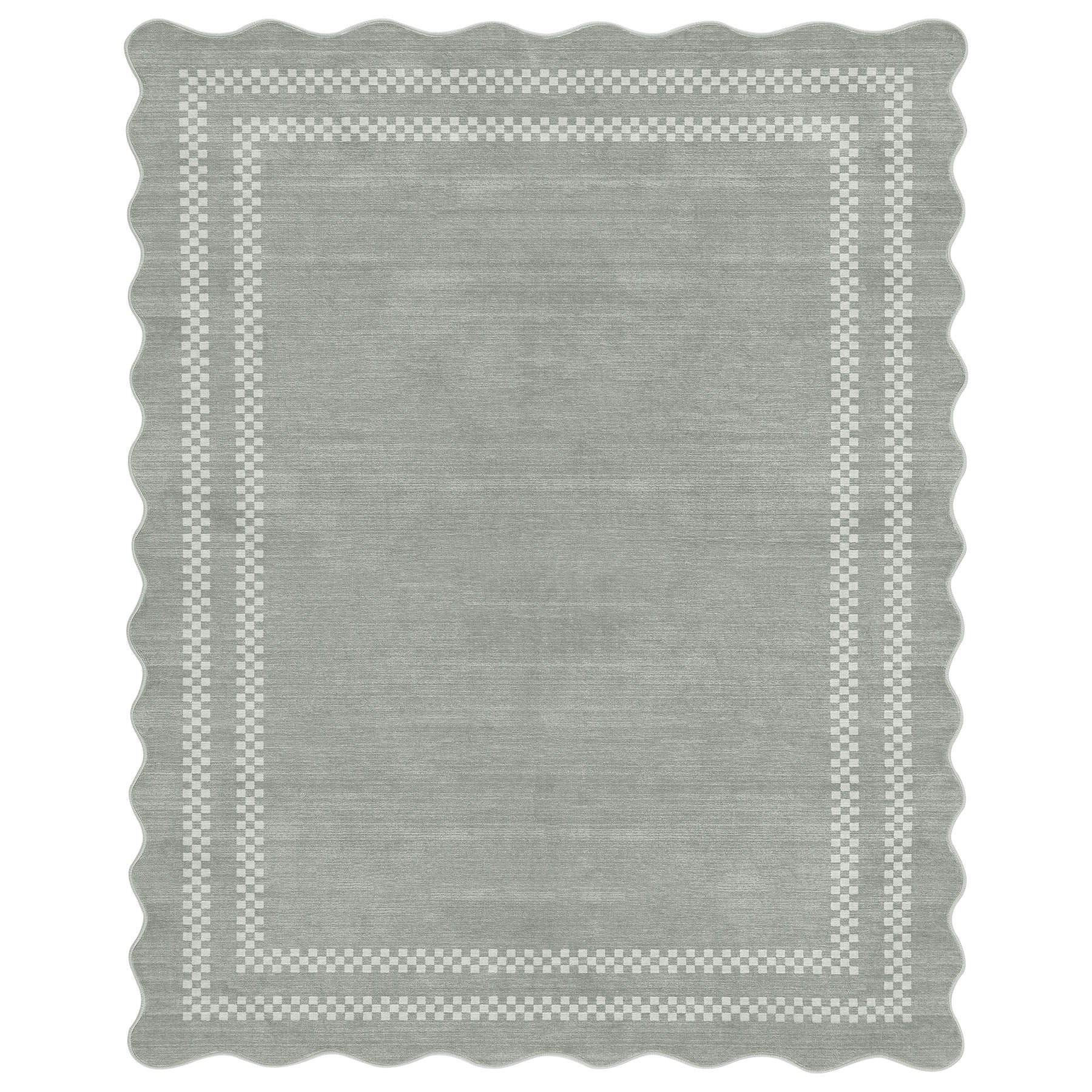 5x7/8x10 Scalloped Washable Area Rugs, Soft Geometric Non-Slip Indoor Rug for Living Room Bedroom, Oeko-Tex Certified - Image 30