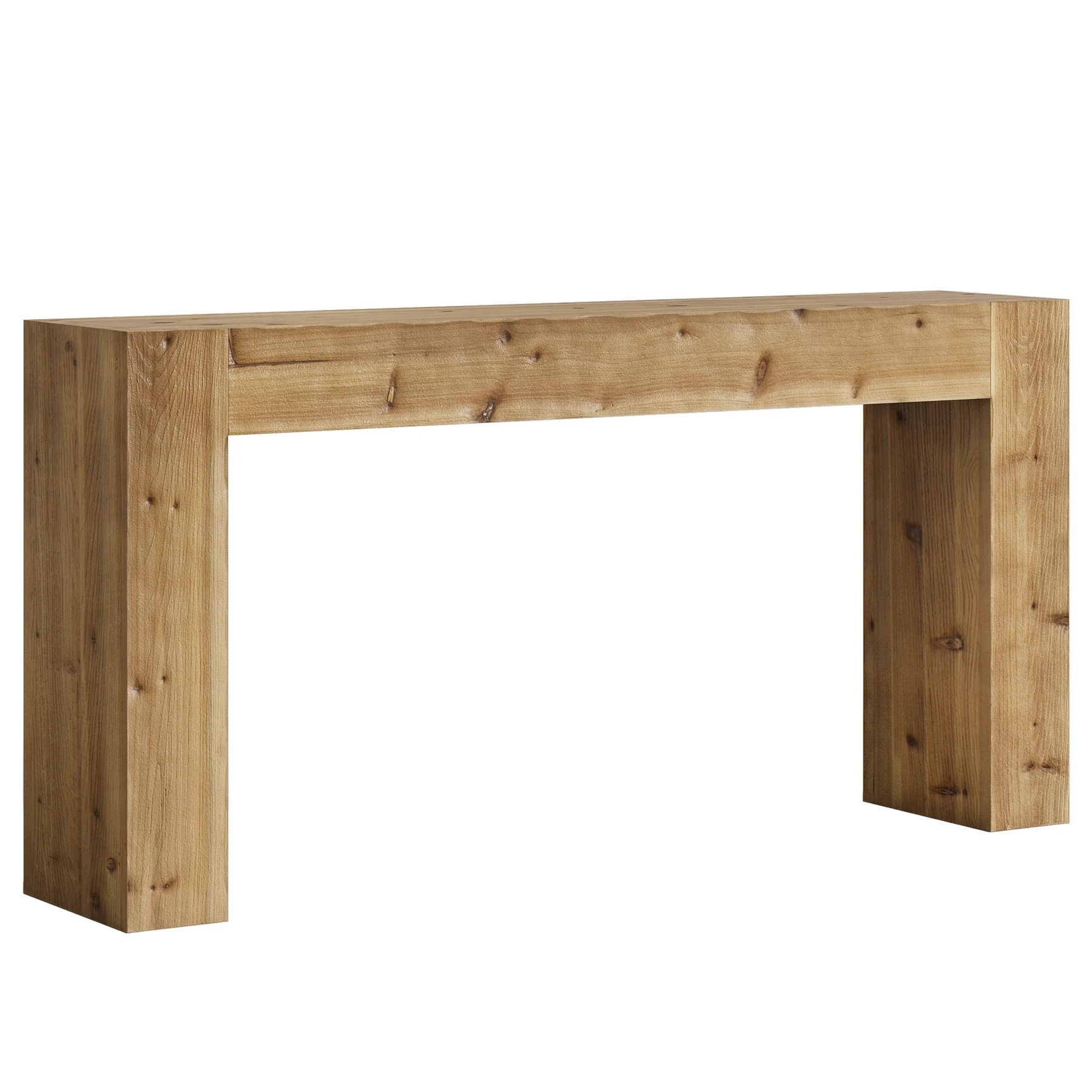 63" Console Table, Solid Wood Farmhouse Sofa Foyer Table for Entryway - Image 10