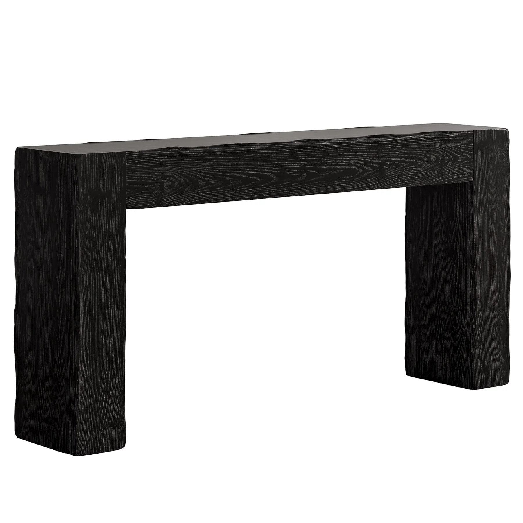 63" Console Table, Solid Wood Farmhouse Sofa Foyer Table for Entryway - Image 9