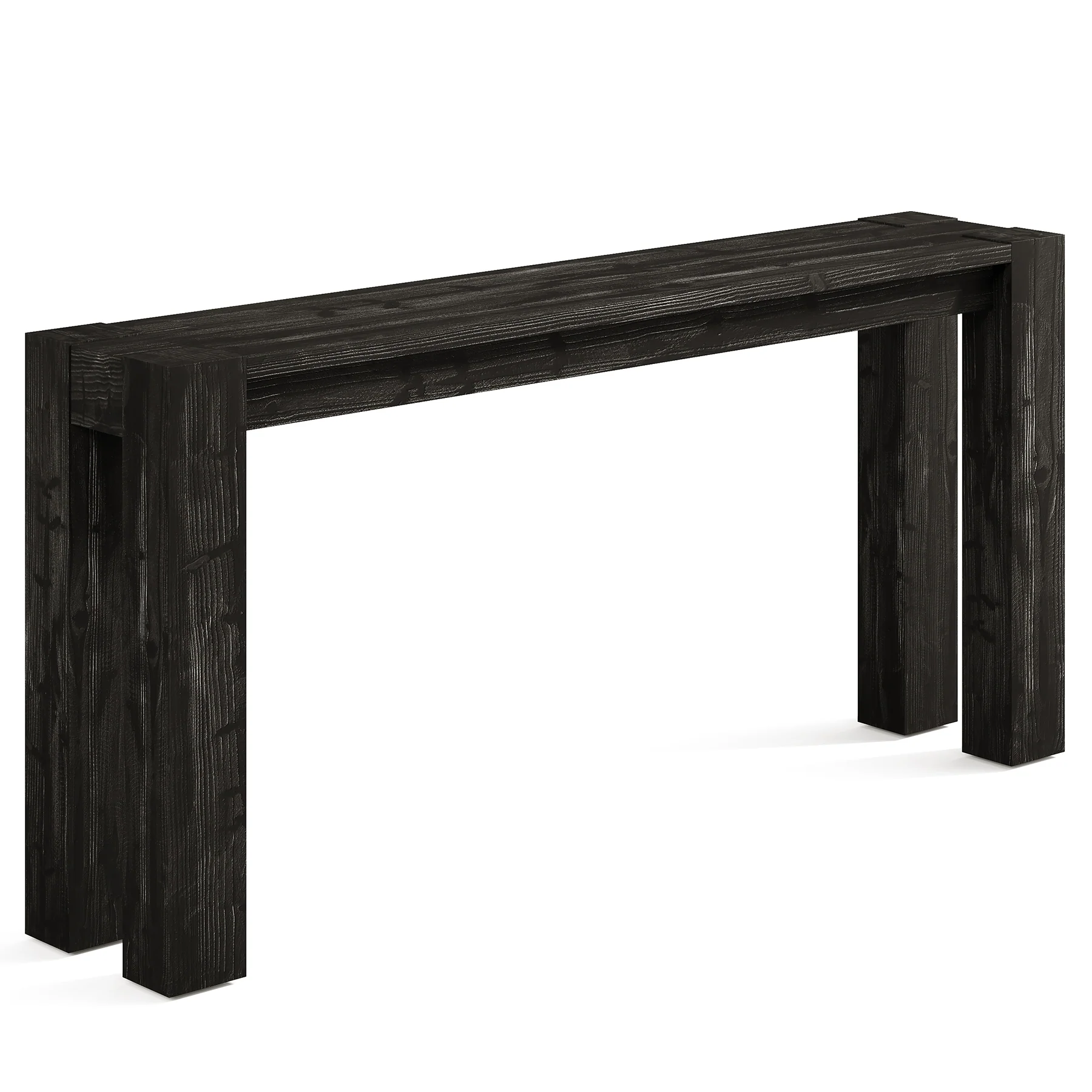 70.9" Console Table, Solid Wood Long Sofa Table for Entryway - Image 11