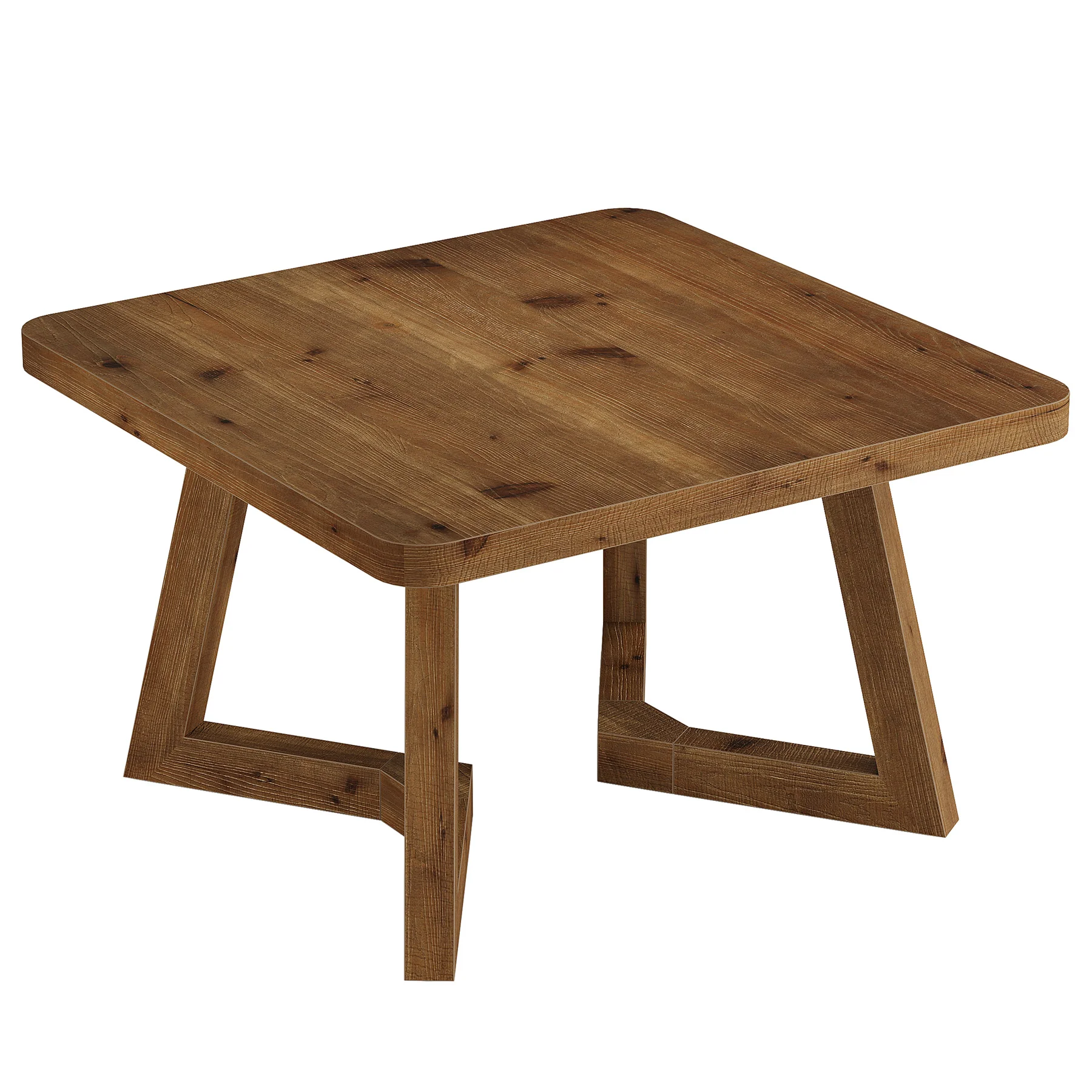 Solid Wood Square Coffee Table, 31.5" Simple Center Table for Living Room - Image 9