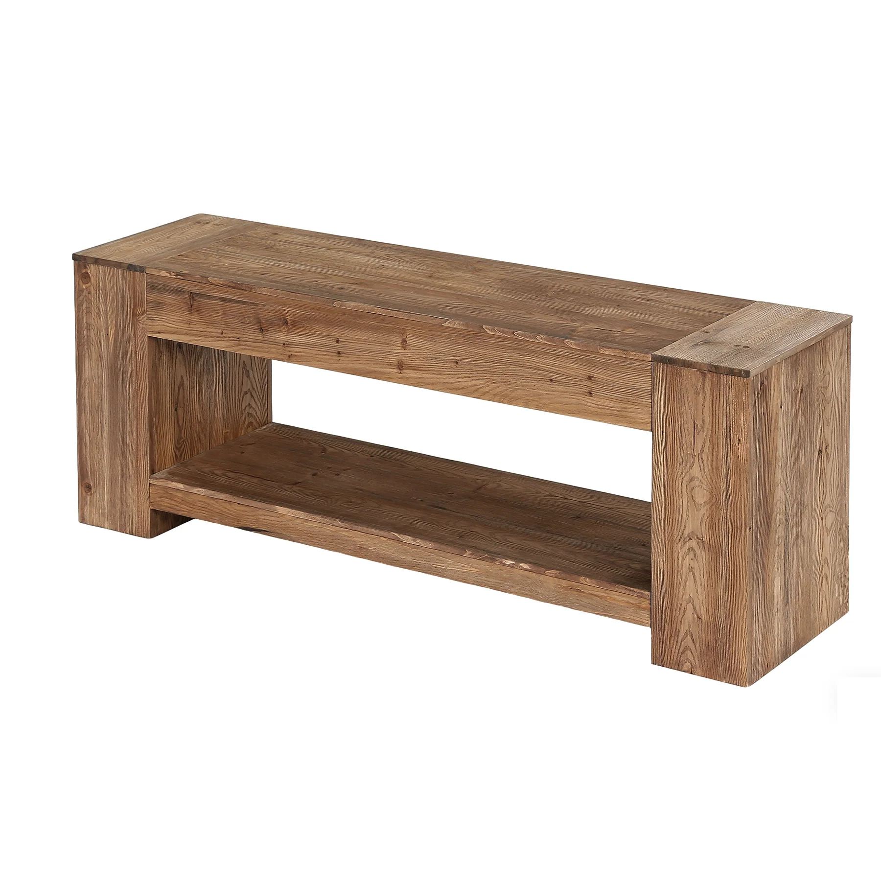 Tribesigns 62.99" Console Table, Solid Wood Entryway Table with Shelf for Hallway - Image 12