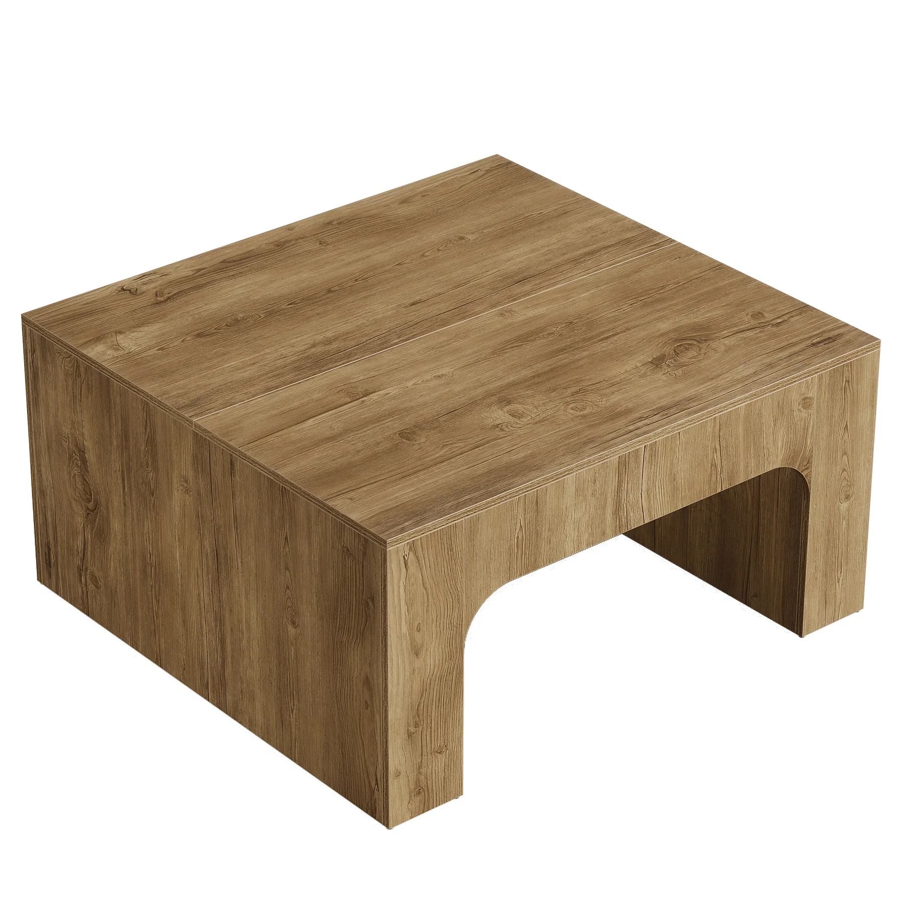 Tribesigns 39" Square Coffee Table, Wooden Farmhouse Center Table for Living Room - Image 12