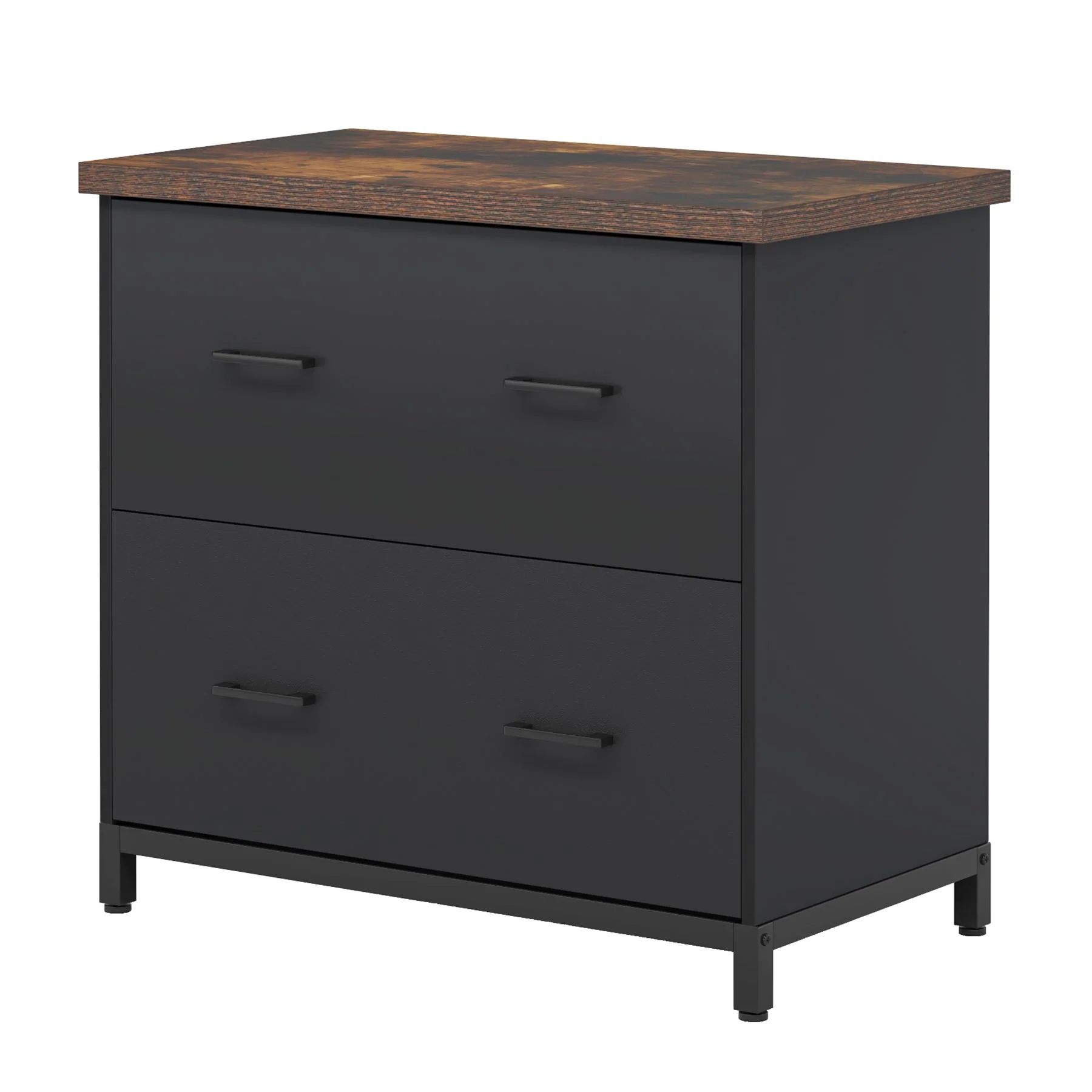 2-Drawer File Cabinet, Lateral Filing Cabinet Printer Stand - Image 8
