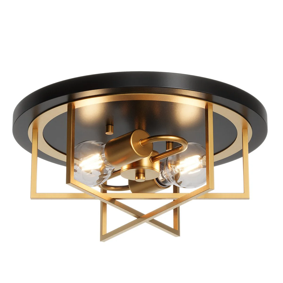 12.99" Ceiling Light Fixtures, 2-Light Flush Mount Lighting for any Room - Image 8
