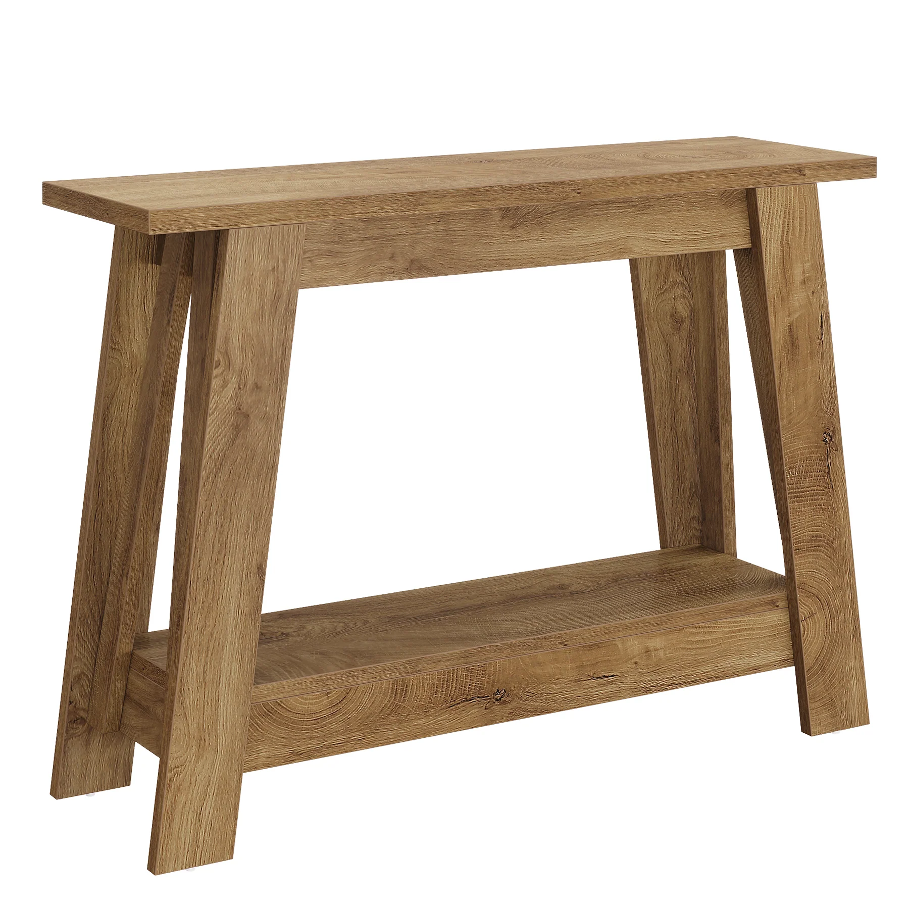 41.3" Console Table, 2-Tier Farmhouse Sofa Entryway Table with Storage - Image 10