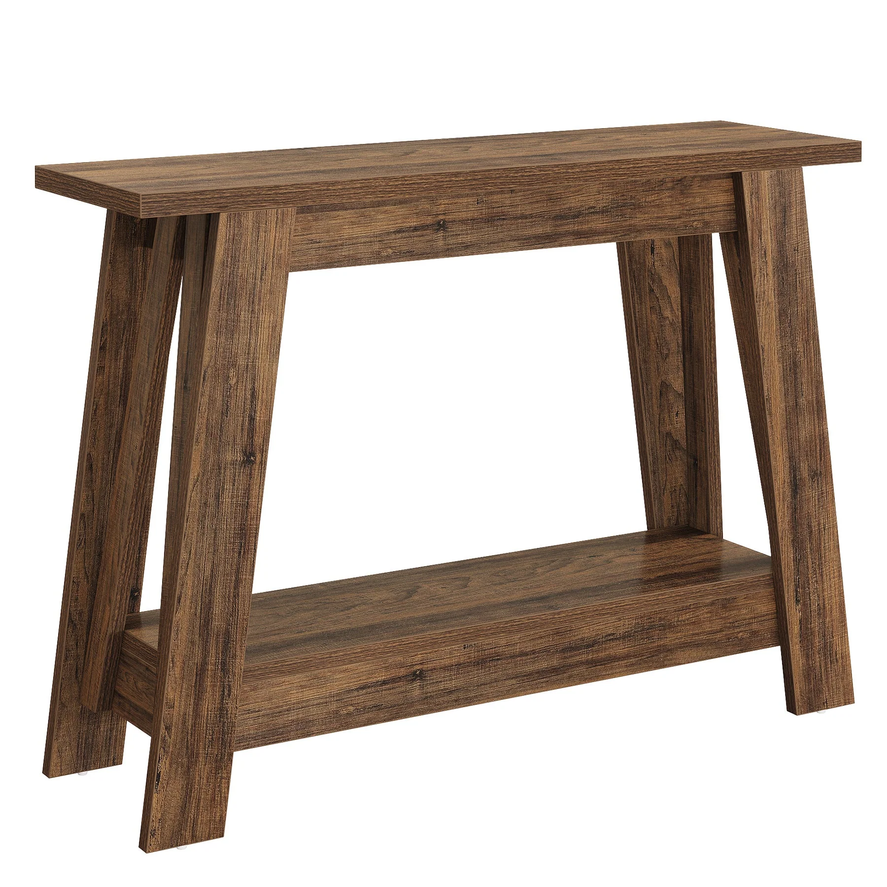 41.3" Console Table, 2-Tier Farmhouse Sofa Entryway Table with Storage - Image 13