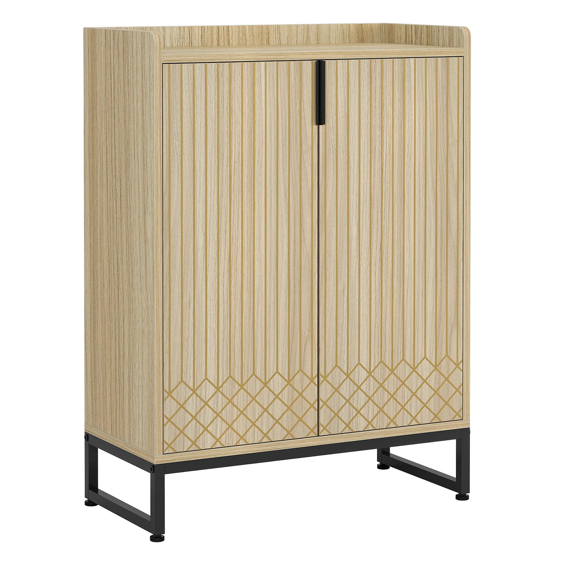 Modern Shoe Cabinet with Doors, 5-Tier Modern Shoe Rack Organizer - Image 18