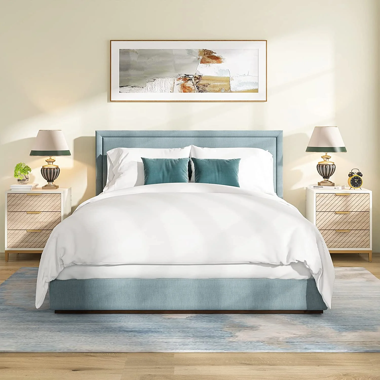 3-Drawer Nightstand Bedside End Table for Bedroom - Image 8