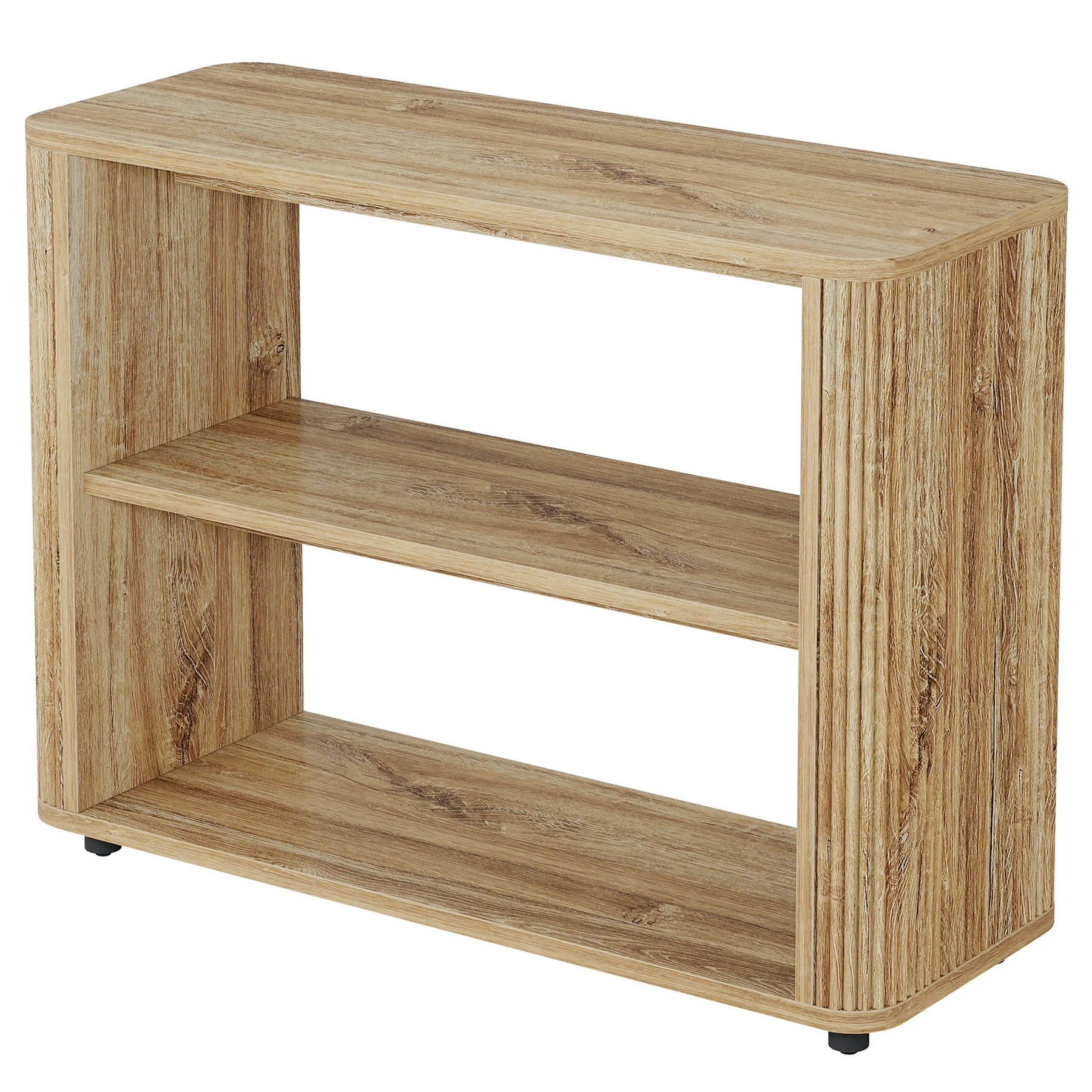 3-Tier End Table, Narrow Side Table Nightstand with Storage Shelves - Image 10