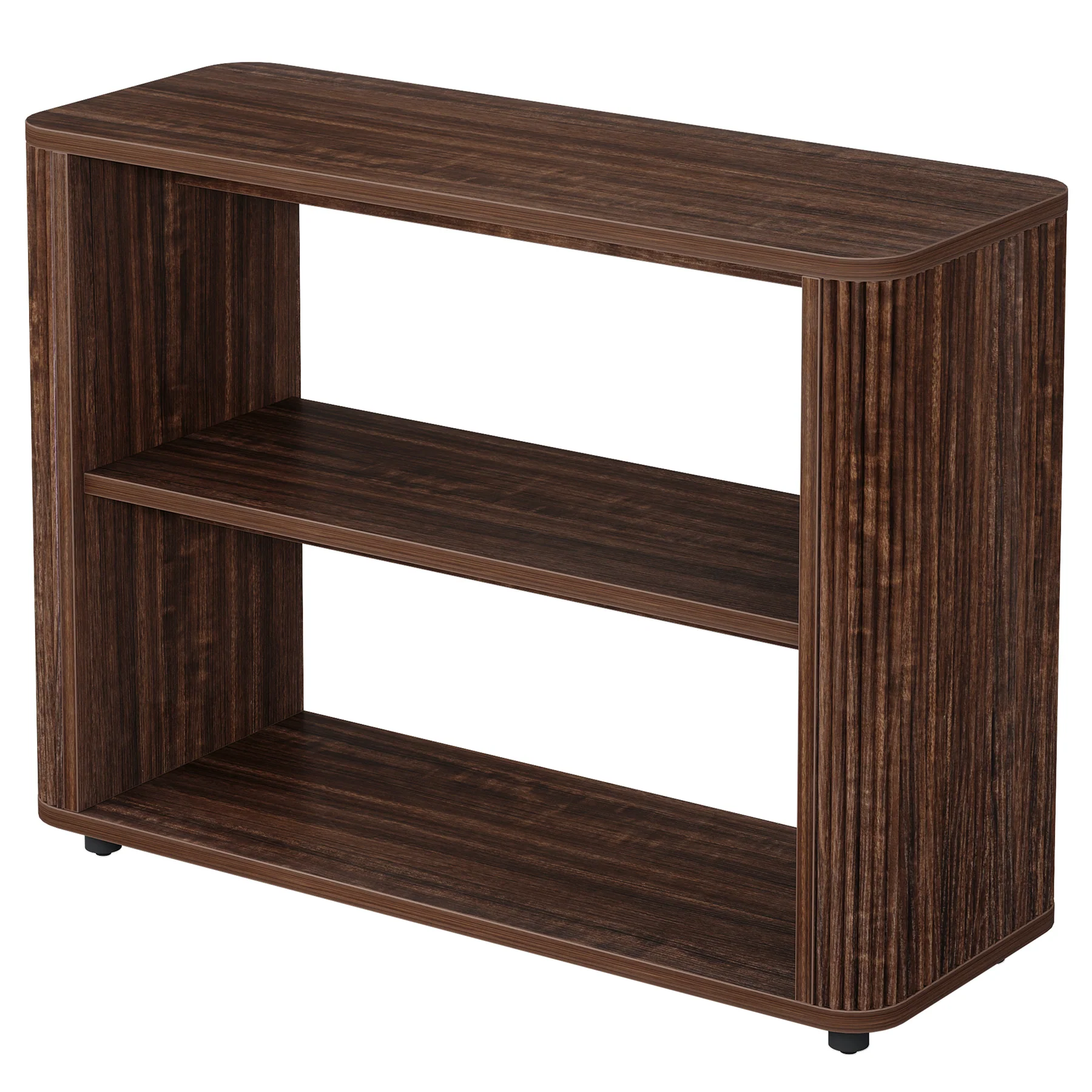 3-Tier End Table, Narrow Side Table Nightstand with Storage Shelves - Image 9