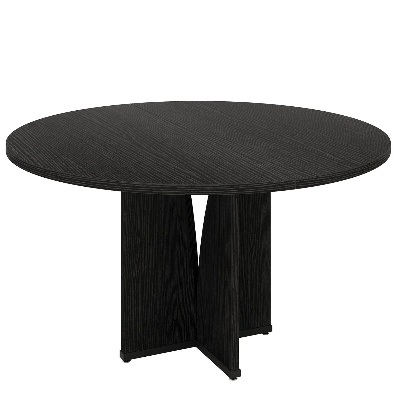 39" Round Conference Table for 4, Modern Meeting Table with Sturdy Base - Image 9