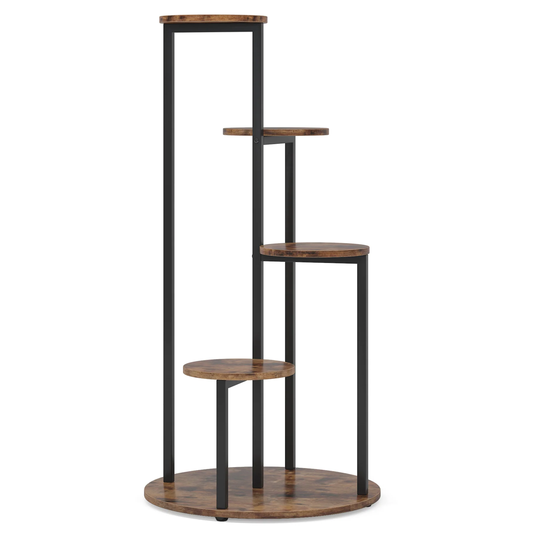 4-Tier Plant Stand, Multiple Potted Plants Holder Corner Flower Shelf - Image 7