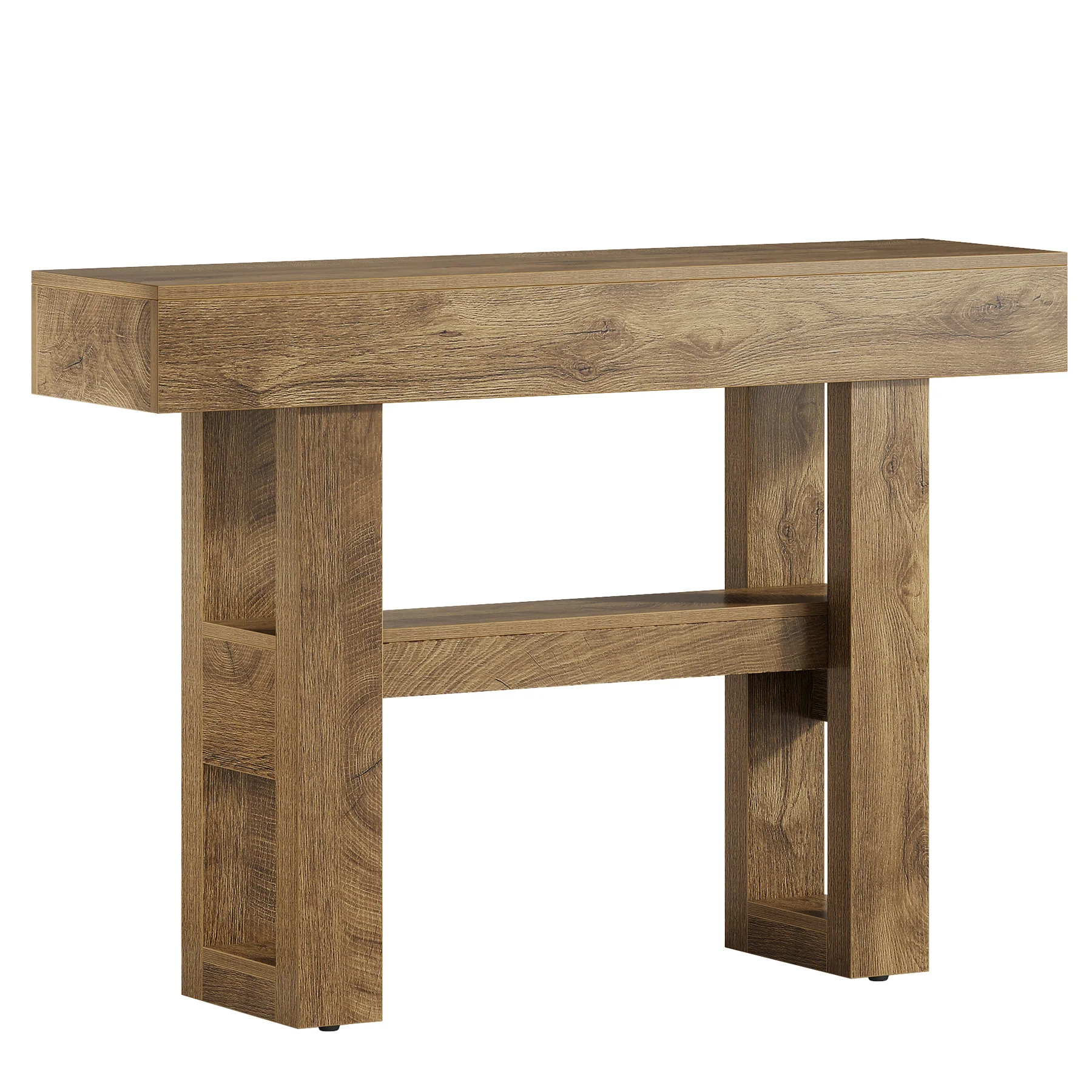 Tribesigns 41.34" Console Table, Rustic 2-Tier Storage for Entryway and Living Room - Image 17