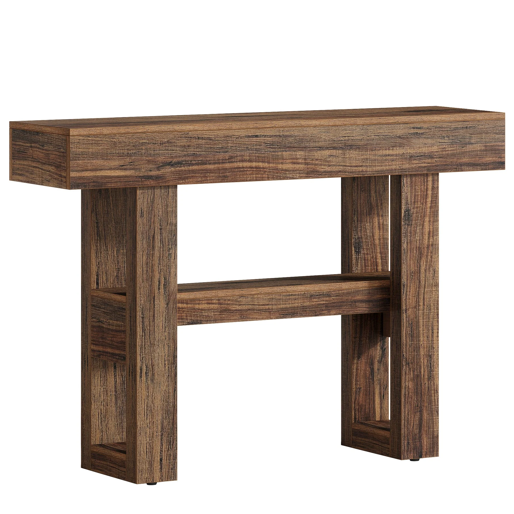 Tribesigns 41.34" Console Table, Rustic 2-Tier Storage for Entryway and Living Room - Image 25
