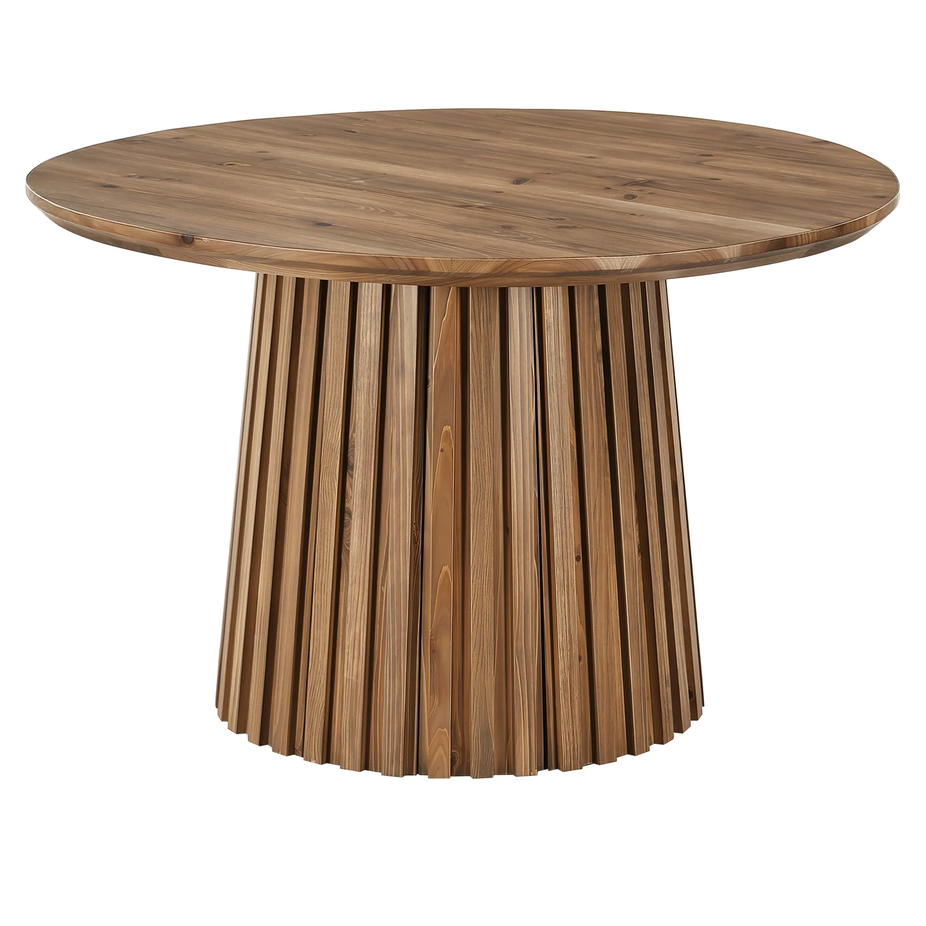 Tribesigns 47.24" Round Dining Table, Solid Wood Table for 4-6 People - Image 11