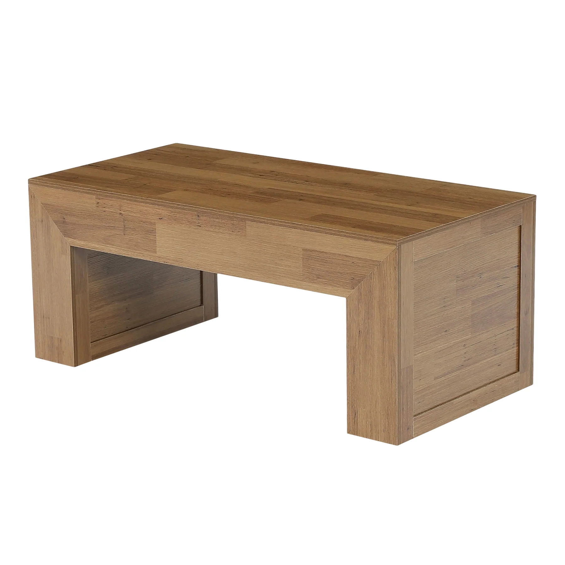 Tribesigns 47" Farmhouse Coffee Table, Wooden Center Table for Living Room - Image 13