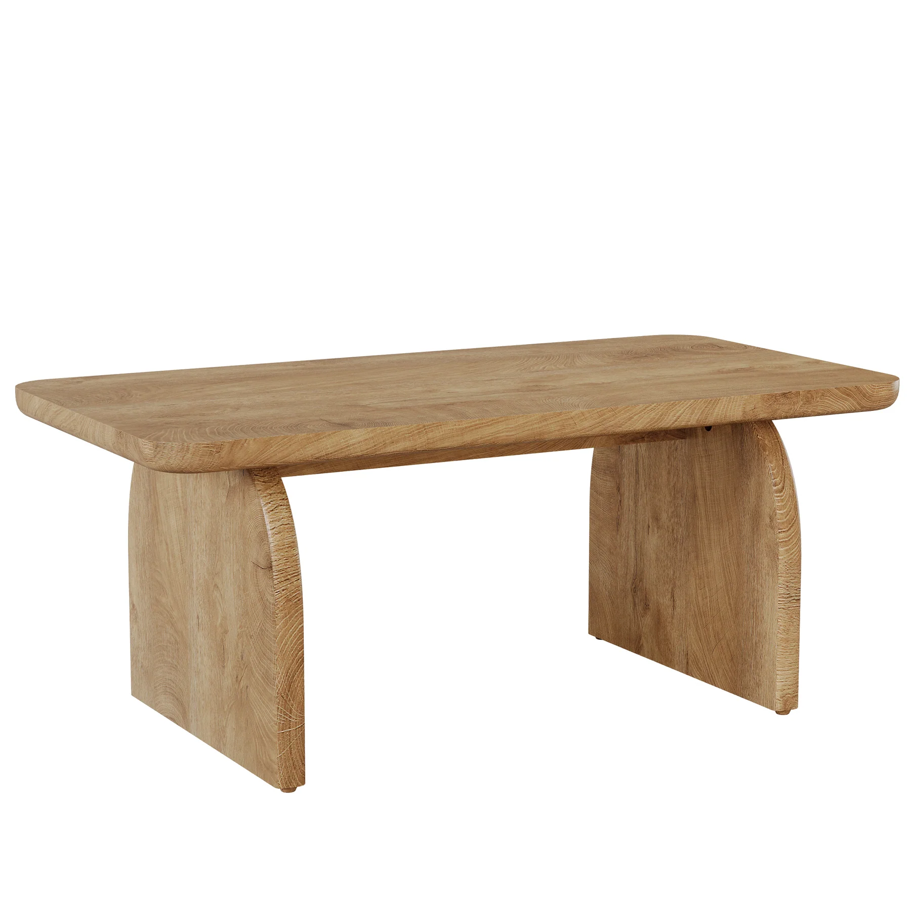 47" Coffee Table, Farmhouse Center Table Low Cocktail Tea Table - Image 14