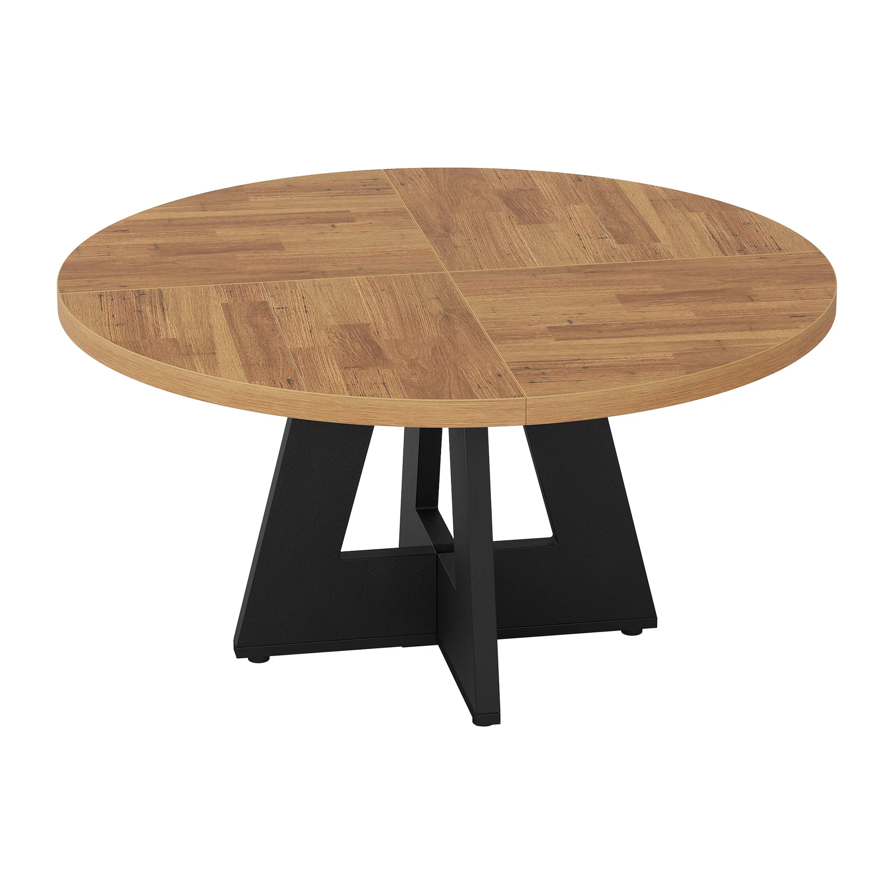 47" Round Dining Table for 4-6, Farmhouse Kitchen Table Table for Dining Room - Image 21