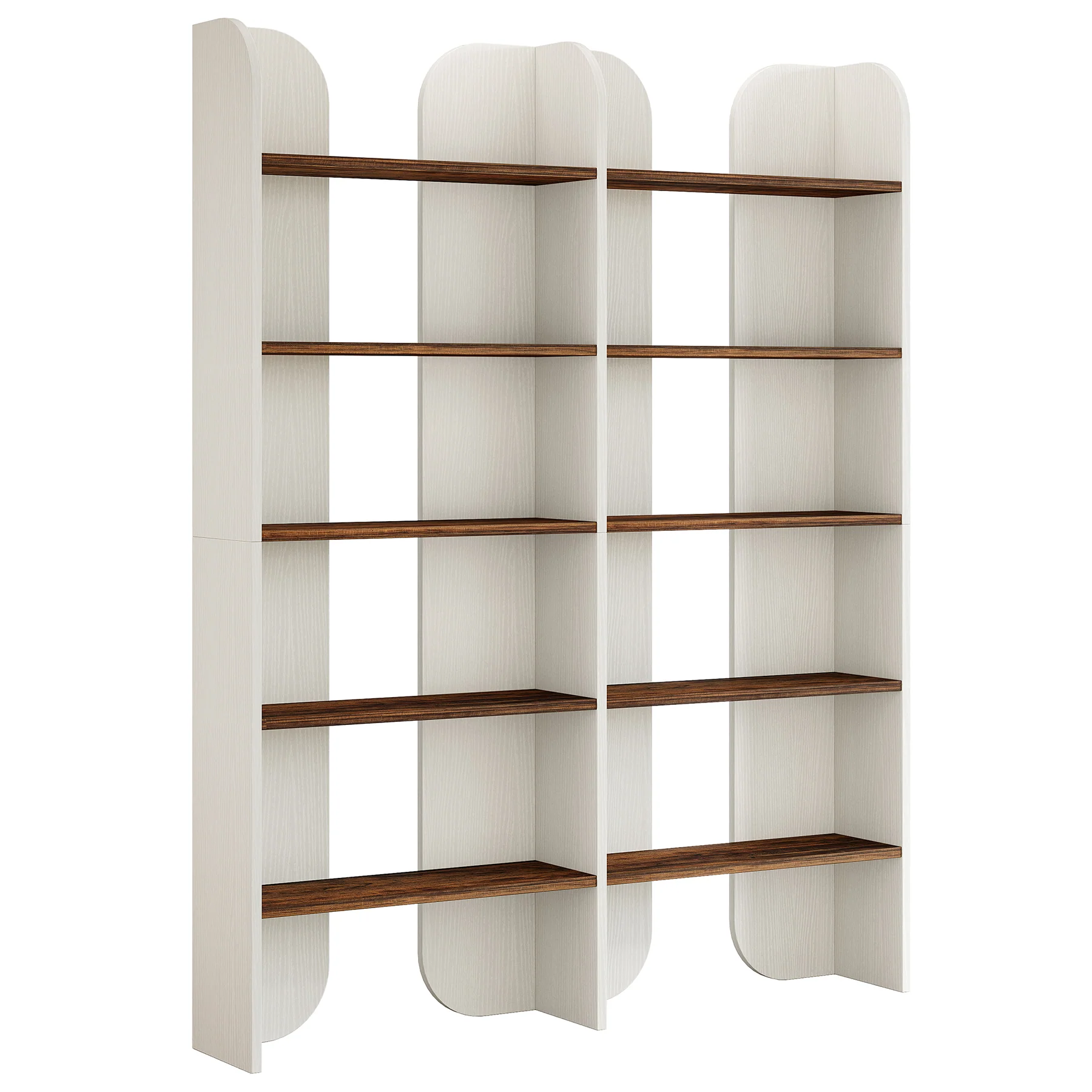 70.8" Bookshelf, 5-Tier Bookcase with Open Display Shelves - Image 10