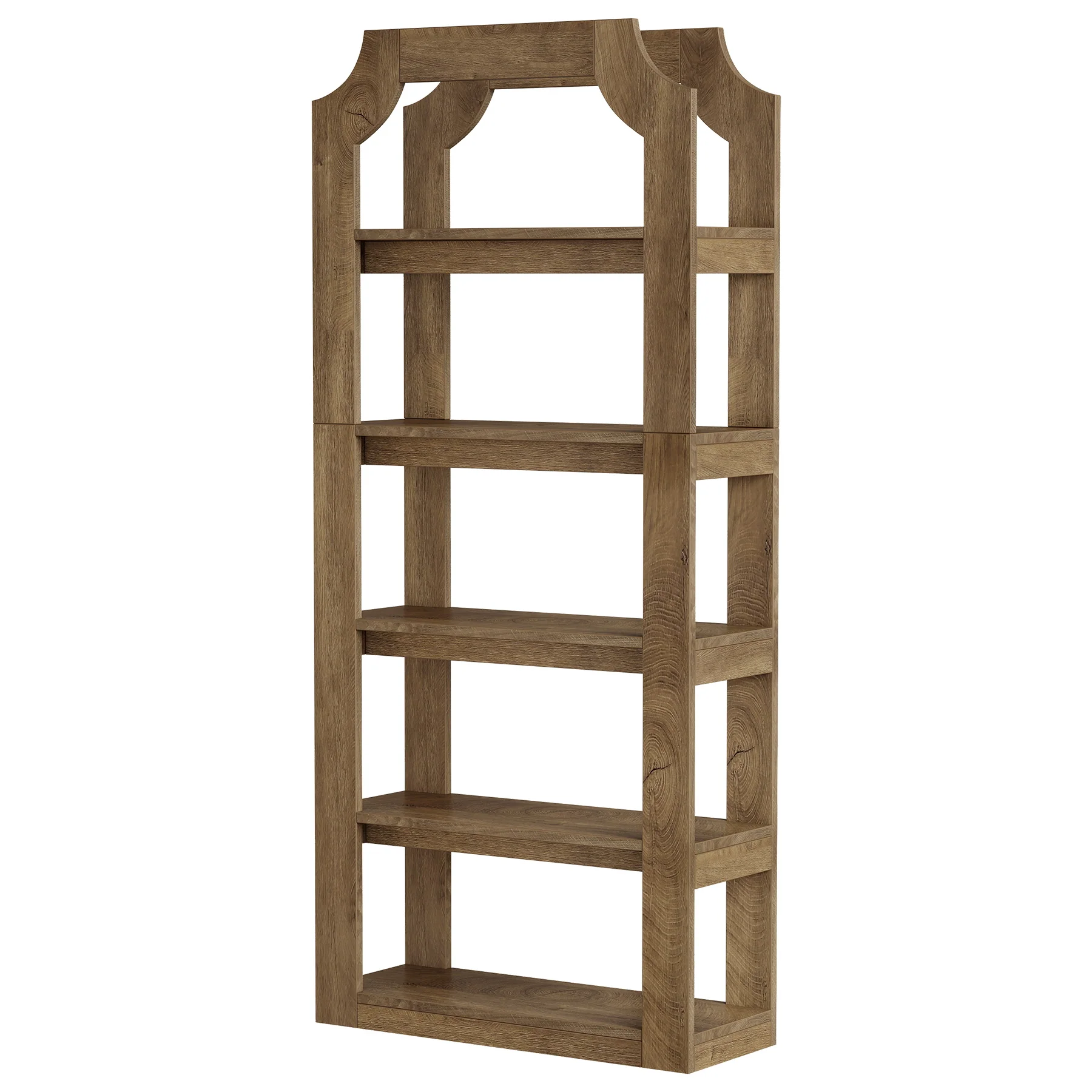 5-Tier Bookshelf, 70.9" Freestanding Bookcase with Open Storage Shelves - Image 11