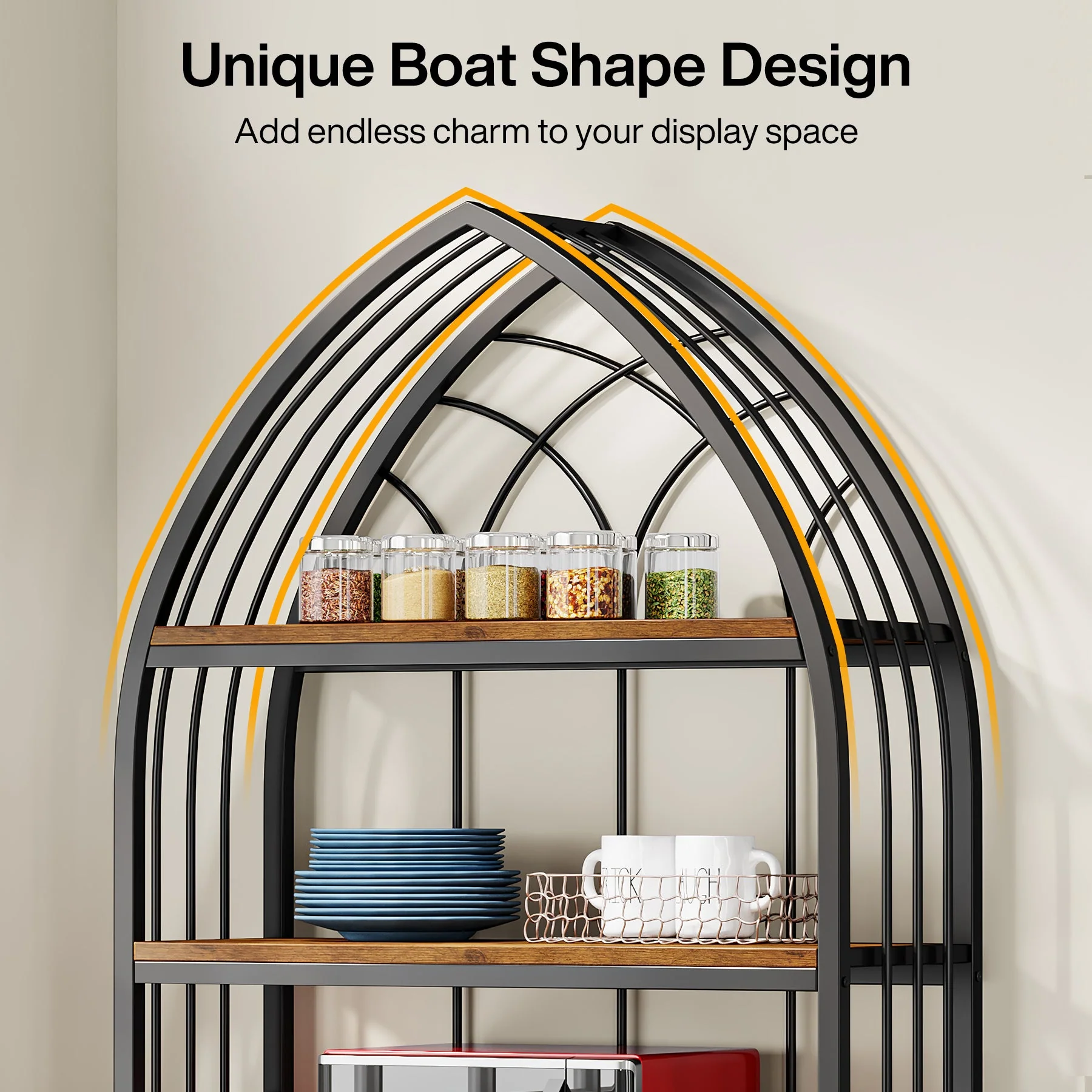 5-Tier Plant Stand, 74.8" Plant Shelf Flower Potted Stand Rack - Image 6