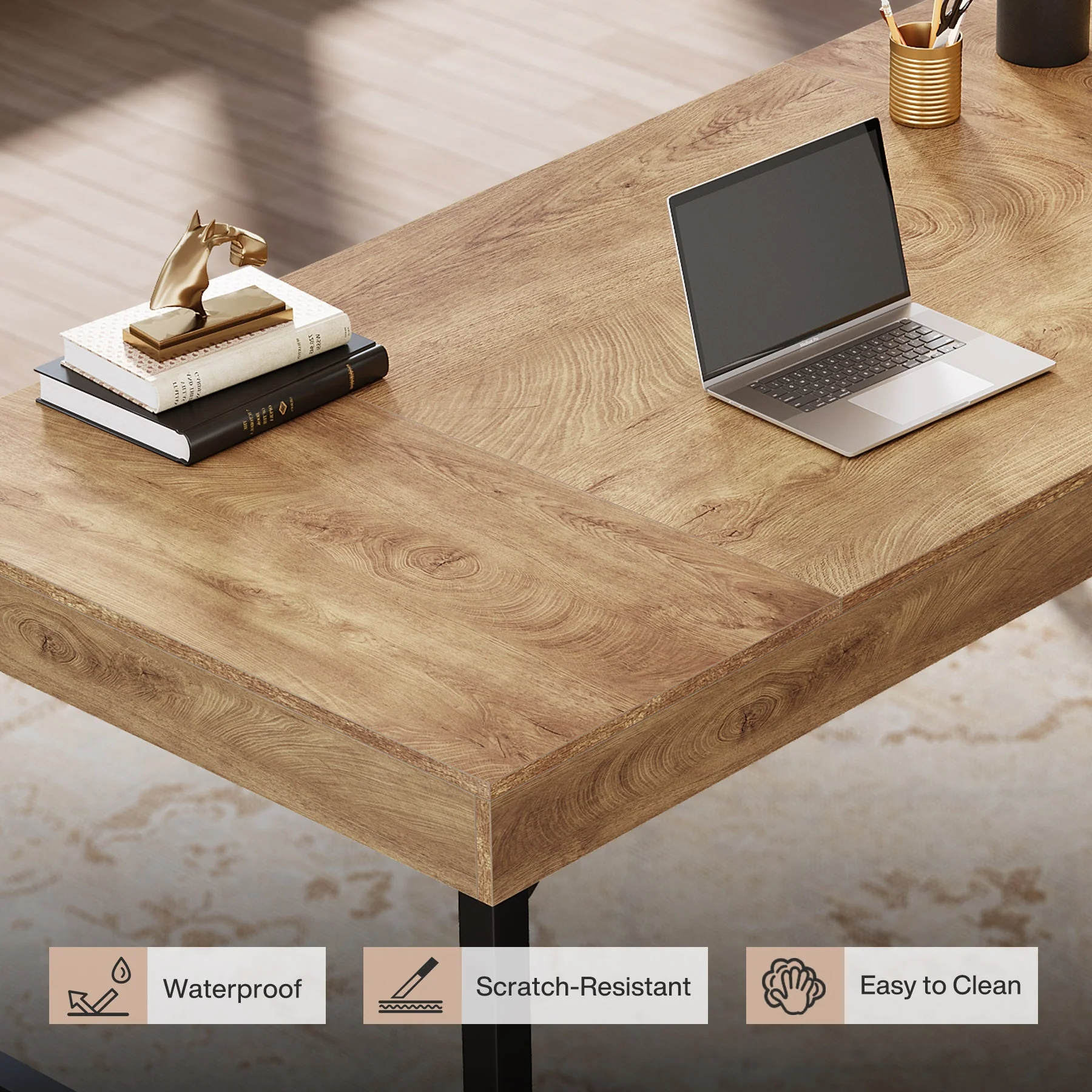 55" Executive Desk, Simple Computer Desk for Home Office - Image 6