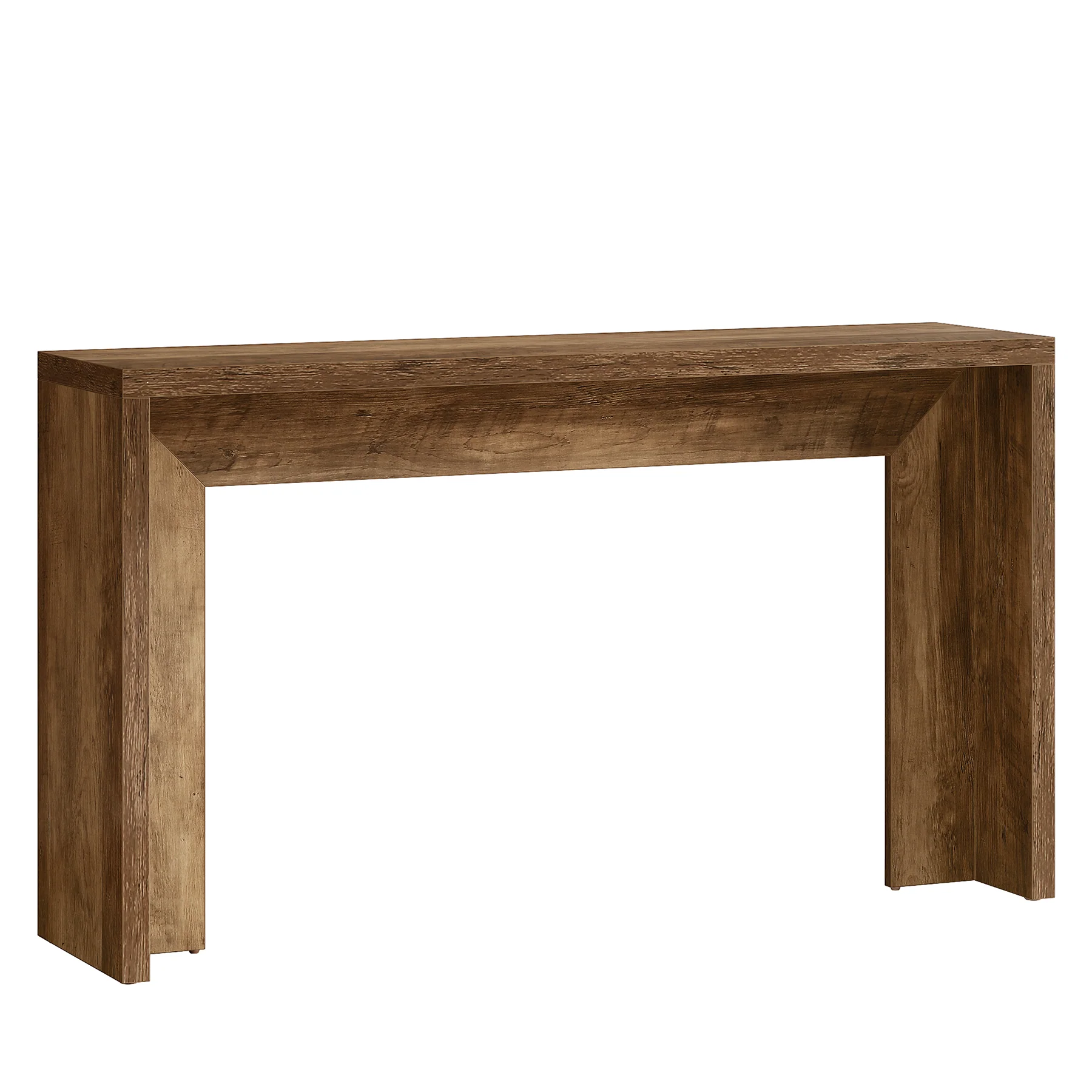 55" Rustic Console Table, Farmhouse Sofa Table Hallway Table - Image 11