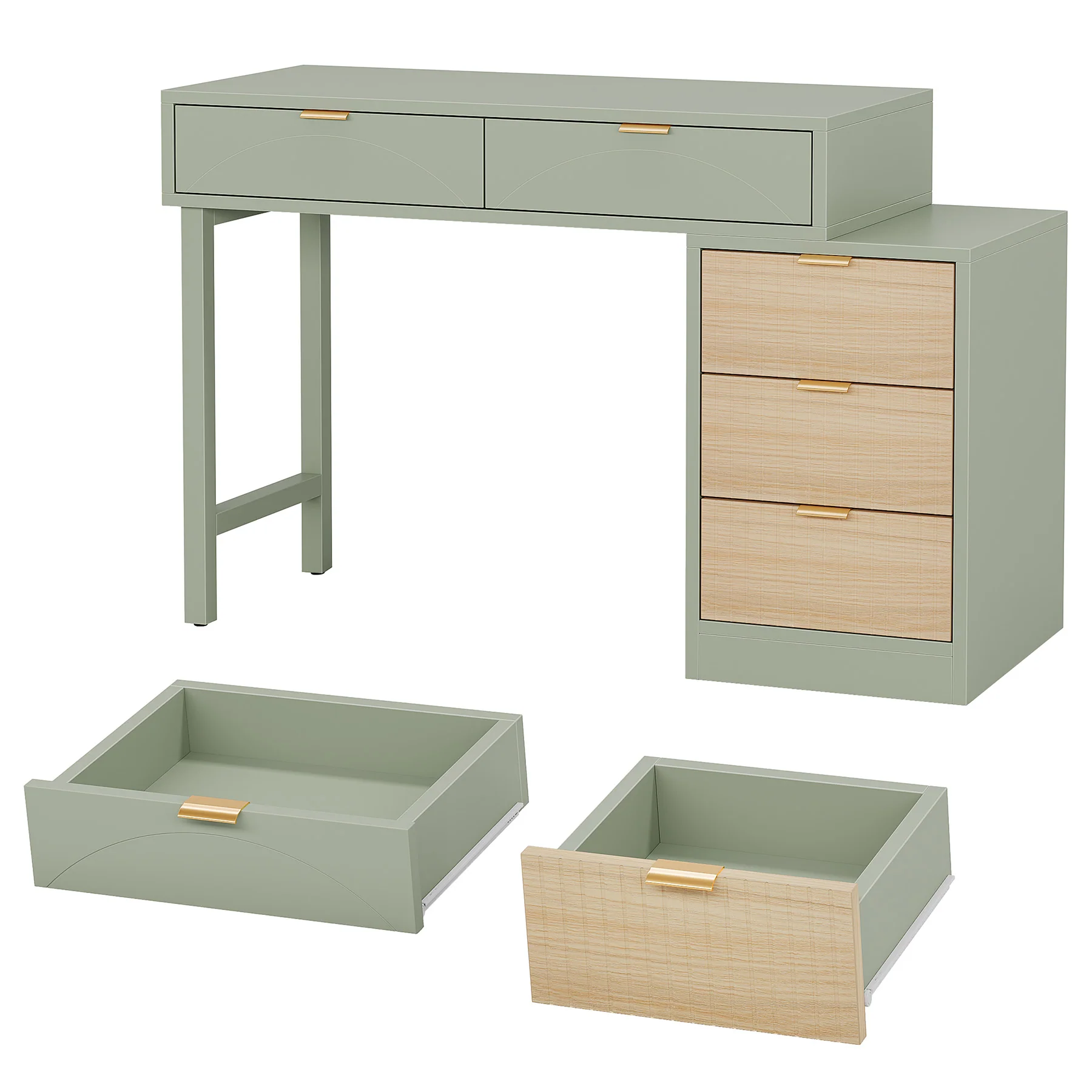 55" Computer Desk, Modern Home Office Desk Study Desk - Image 13