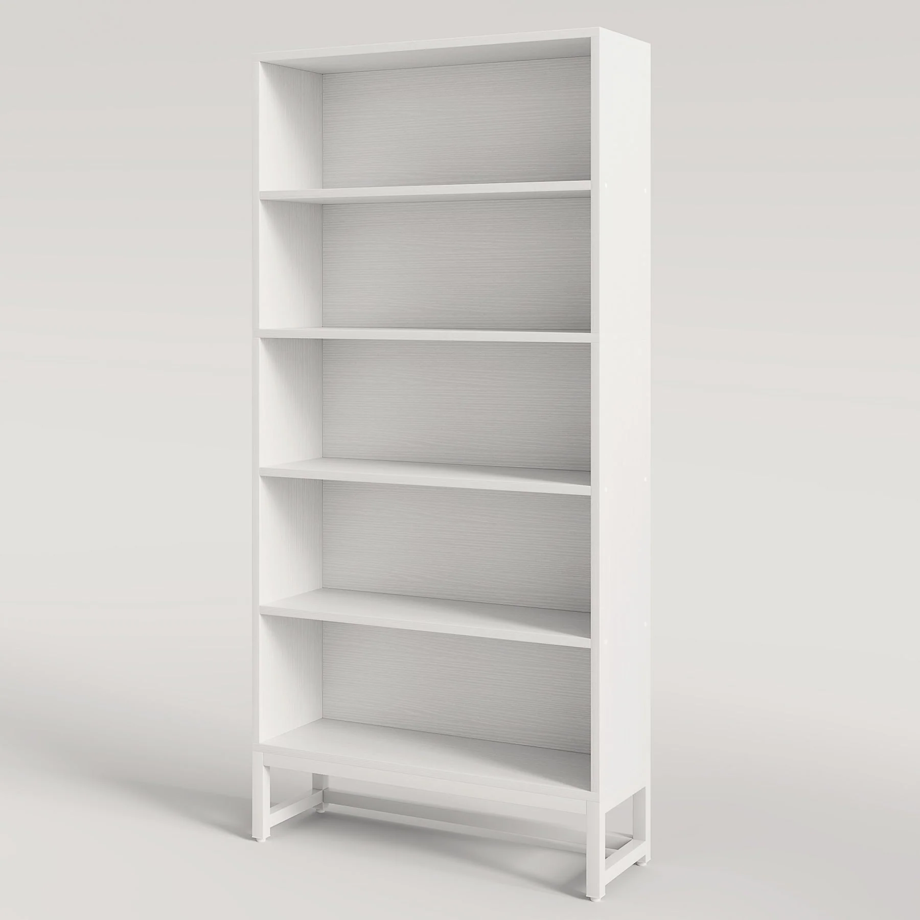 70.8" Bookcase, Large Bookshelf Organizer with 5-Tier Storage Shelves - Image 13