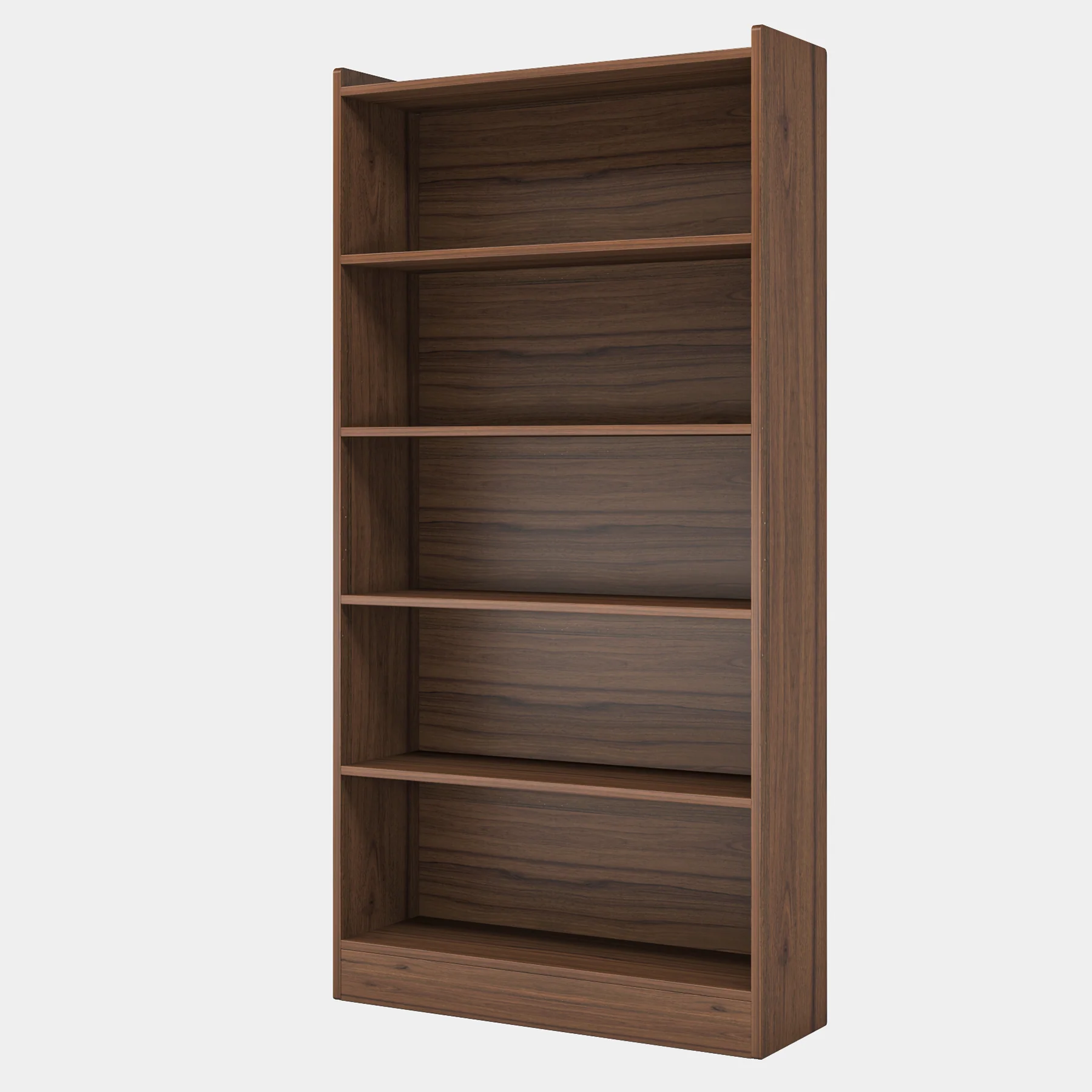 72" Tall Wood Bookcase, 5-Tier Bookshelf Open Shelves - Image 10