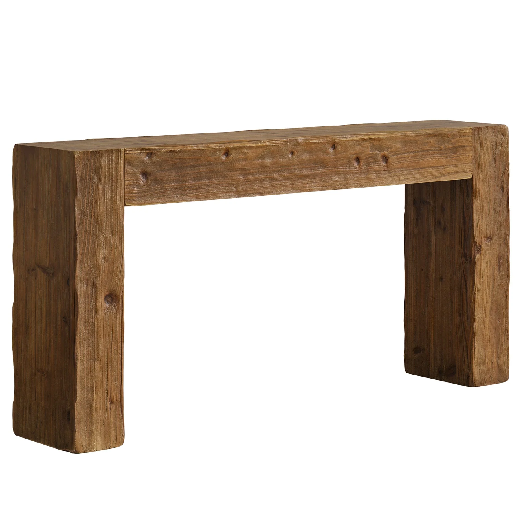 63" Wood Console Table, Farmhouse Sofa Table Entryway Table - Image 12