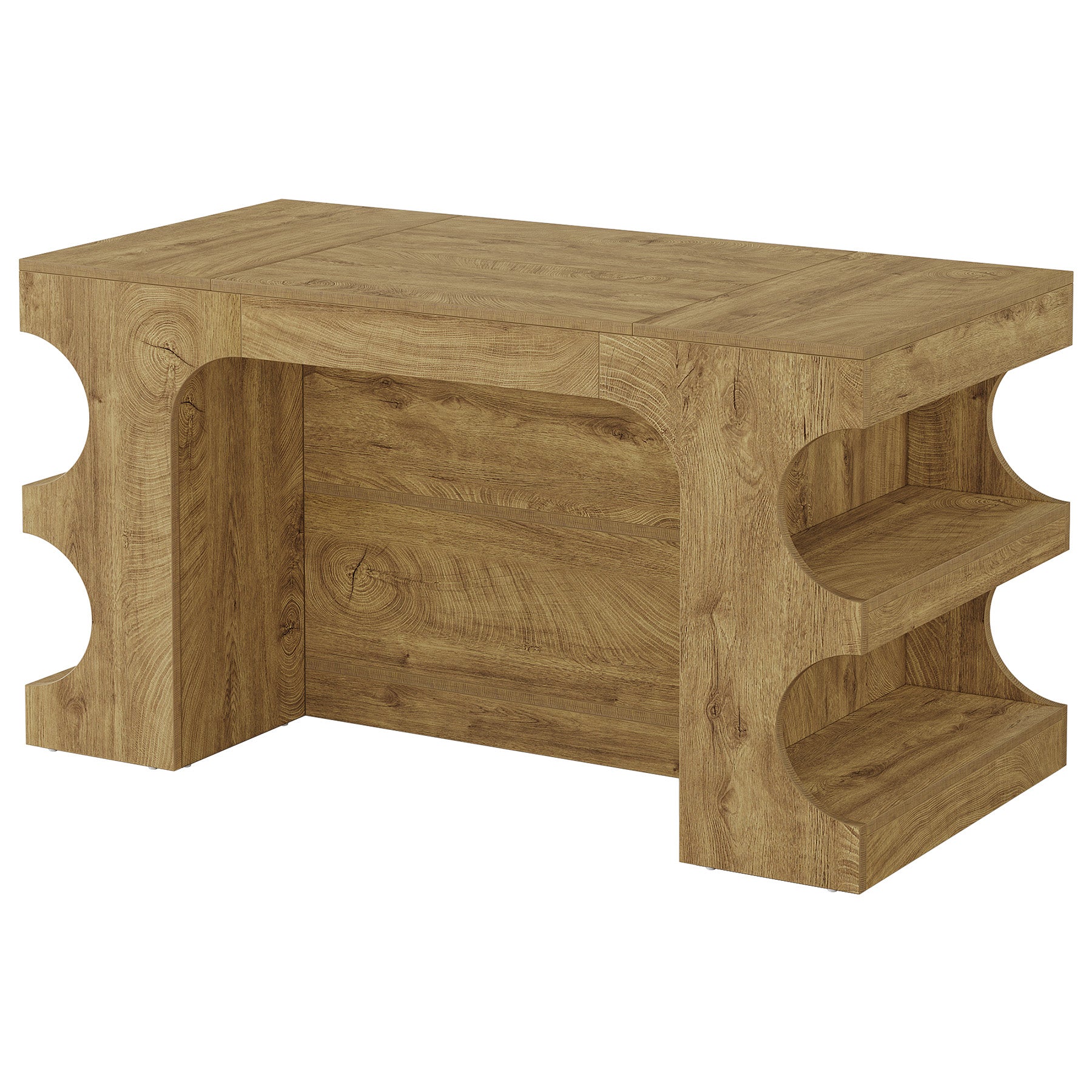 63" Kitchen Island with Storage, Farmhouse Counter Height Stationary Island for Kitchen - Image 8