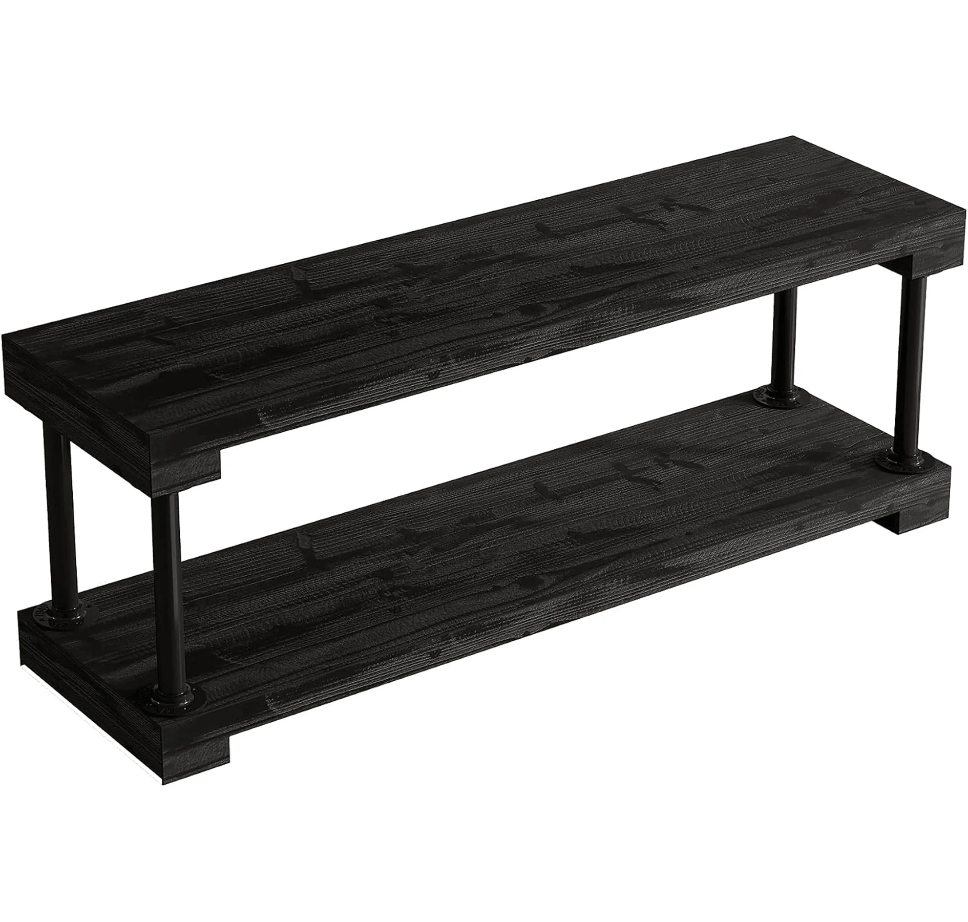 Tribesigns 63-Inch Solid Wood TV Stand, Vintage Media Console Table with Storage - Image 17