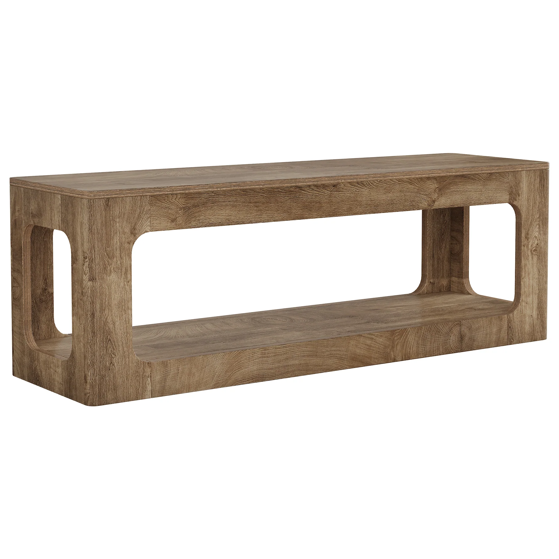 63" TV Stand, 2-Tier Entertainment Center for 55/60/65/75-Inch TVs - Image 10