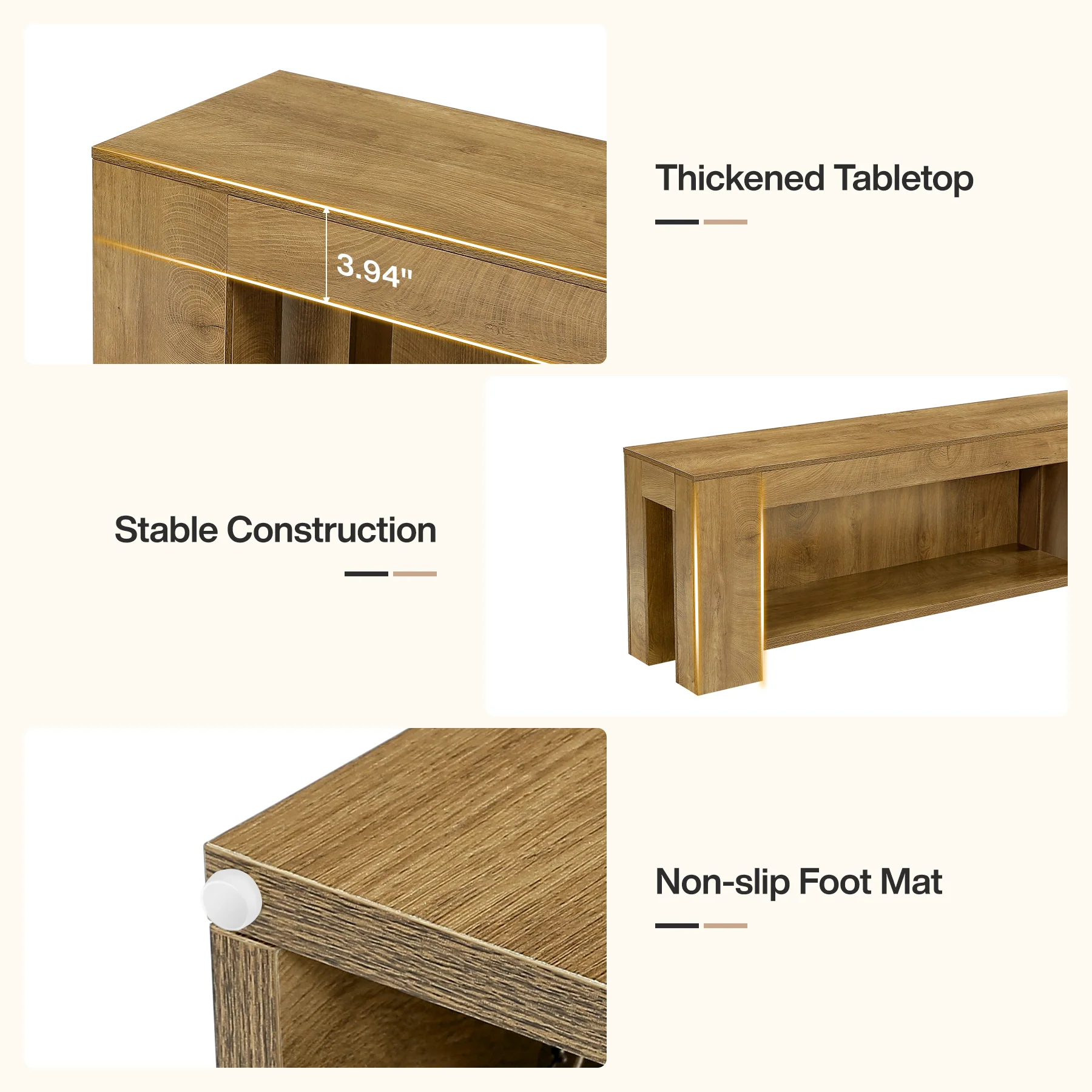 63" TV Stand, Entertainment Center with Open Shelves for Up to 75" TVs - Image 7