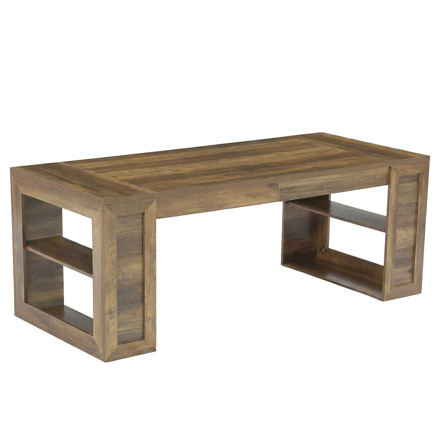 Tribesigns 70.8-Inch Executive Desk, Computer Desk with Shelves for Office - Image 7