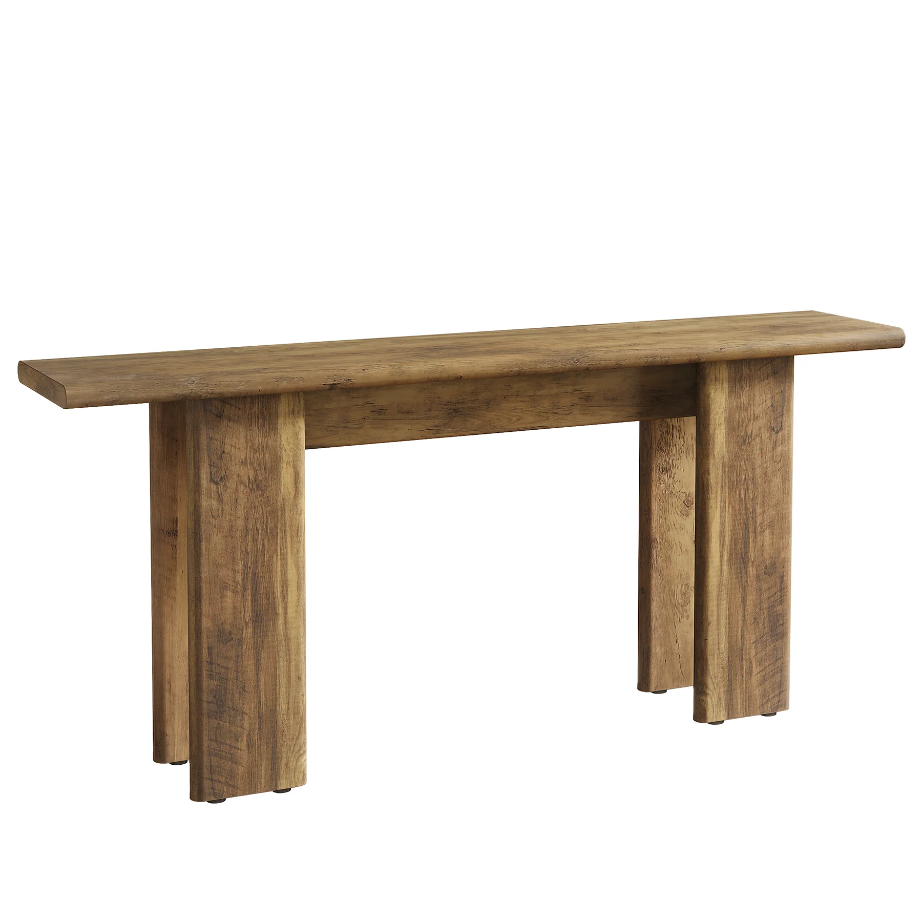 70.87" Console Table, Mid-Century Modern Sofa Table Behind Couch - Image 8