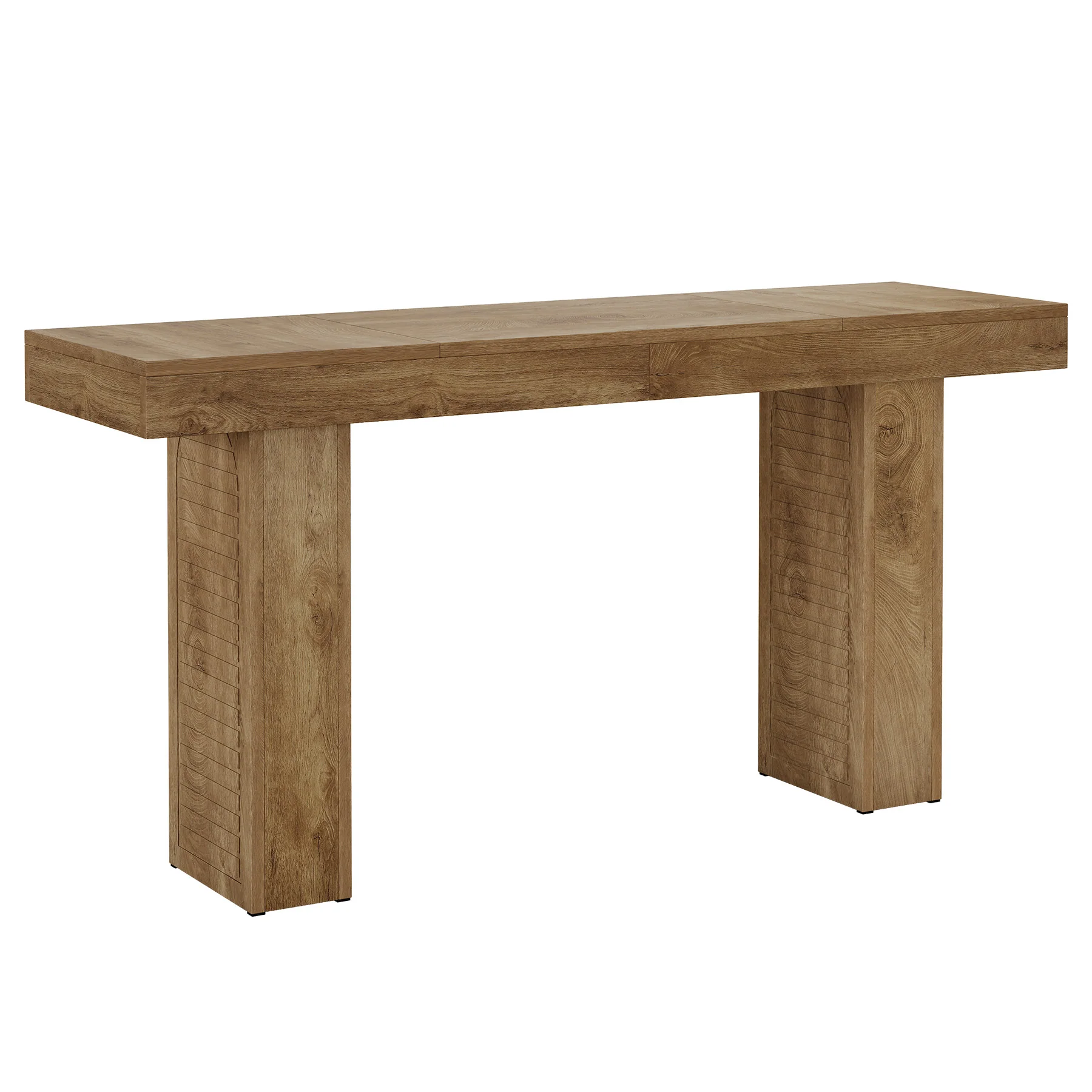70.9" Bar Table, Counter Height Pub Table with Sturdy Pedestal Base - Image 11